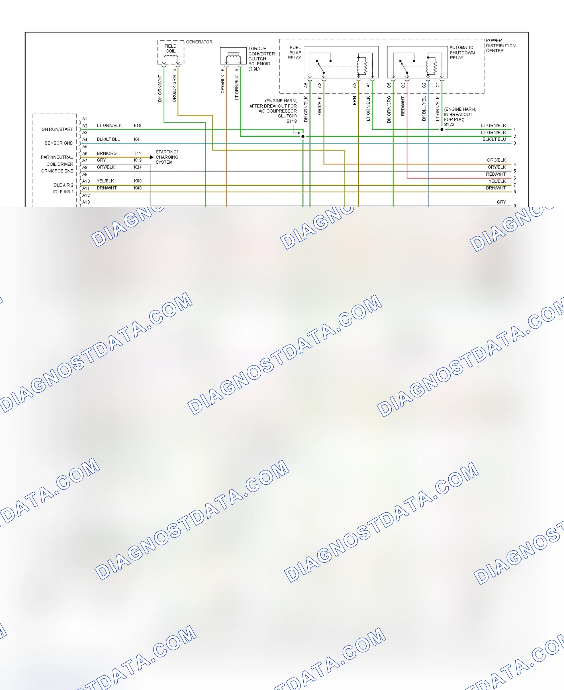 Scheme 4: PCM Wiring Diagram (1 Of 3)