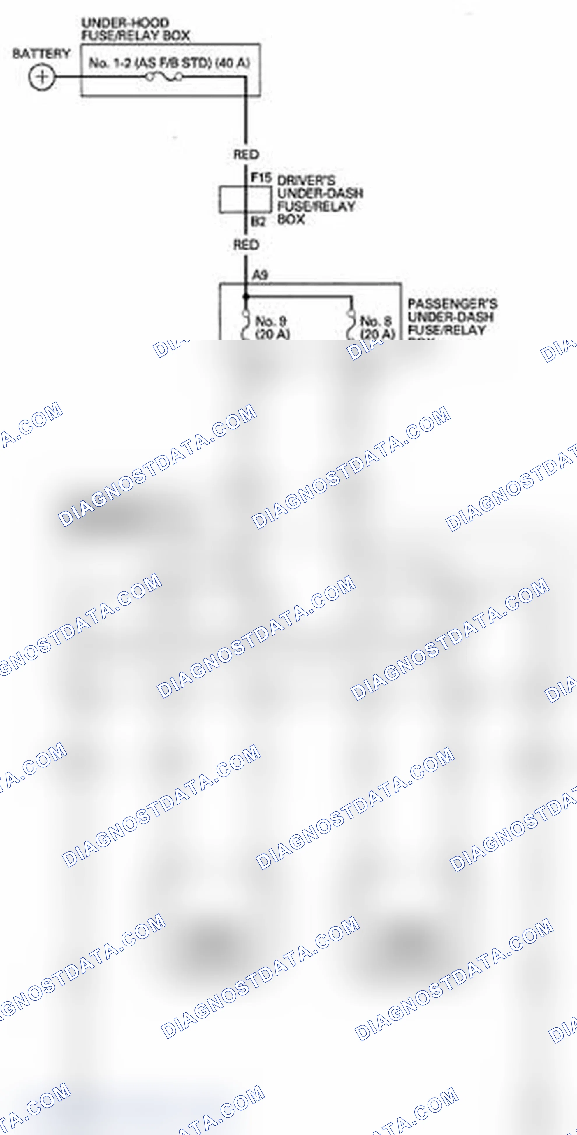 Scheme 184: Circuit Diagram - Front Passenger's Power Seat