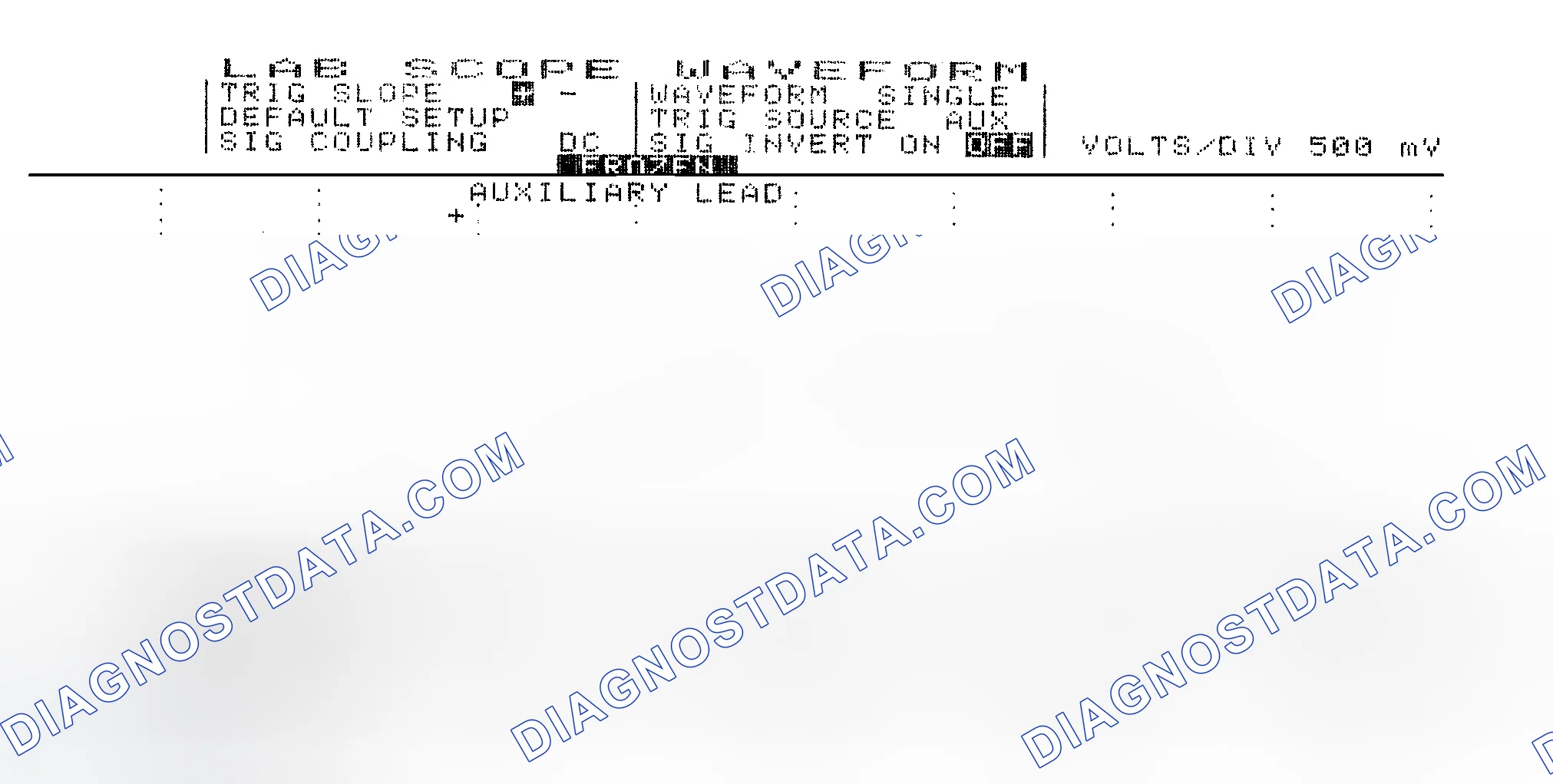 Scheme 14: Single Injector w/Excessive Current Flow - Current Pattern