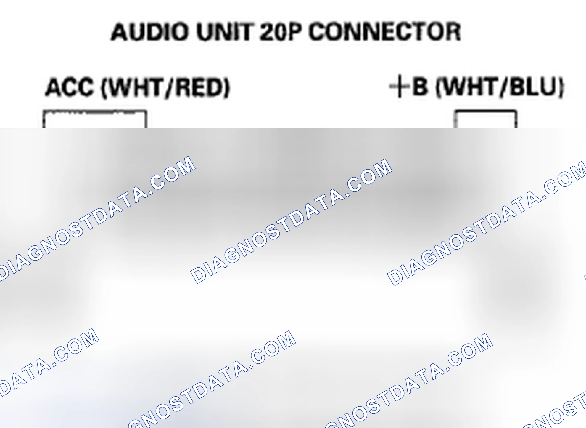 Scheme 21: Audio unit power switch will not turn on (No information display and no sound)