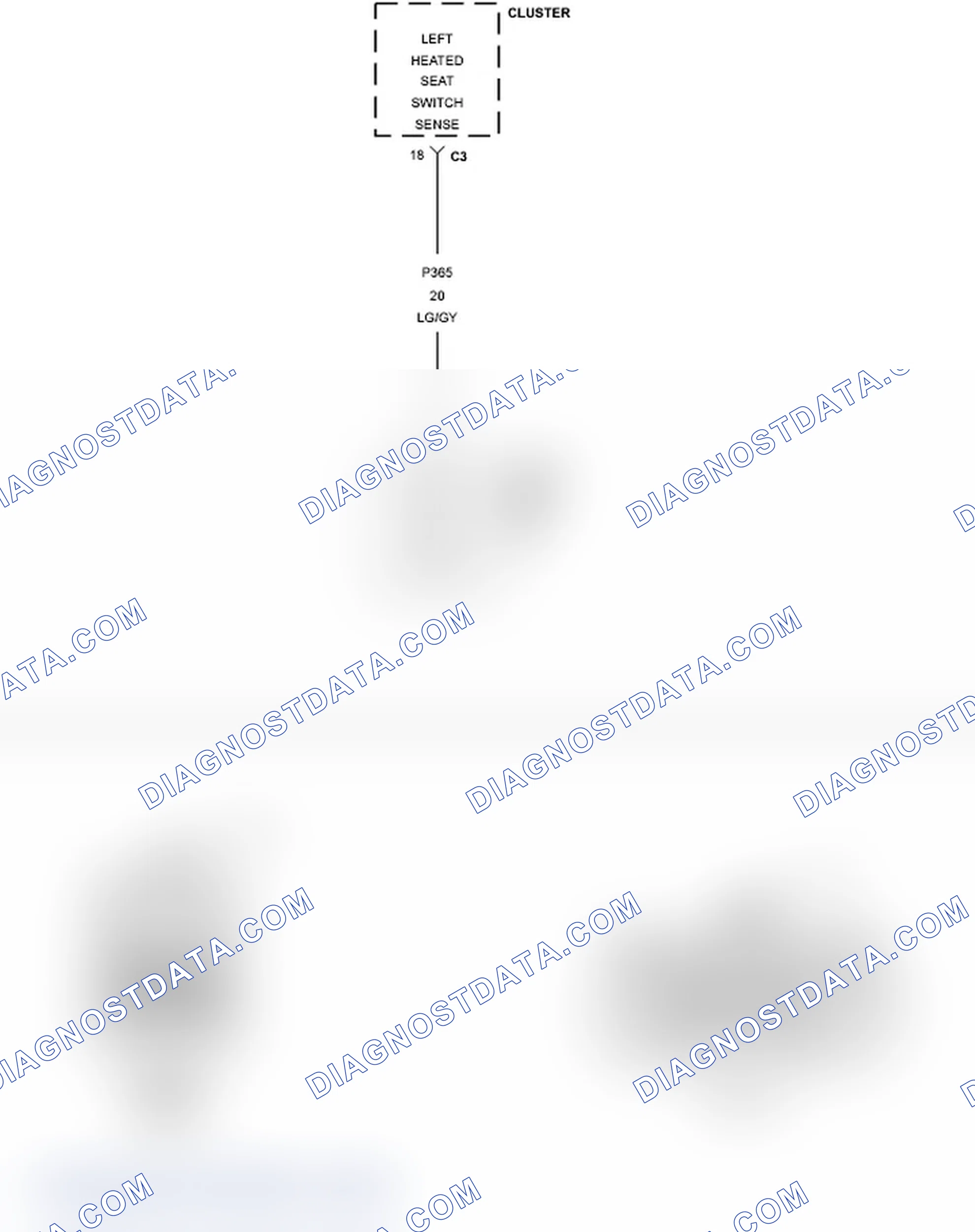 Scheme 144: B1084-LEFT HEATED SEAT SWITCH INPUT CIRCUIT/PERFORMANCE