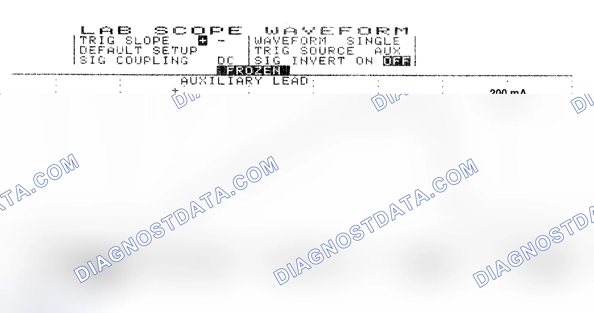 Scheme 13: Single Injector w/Normal Current Flow - Current Pattern