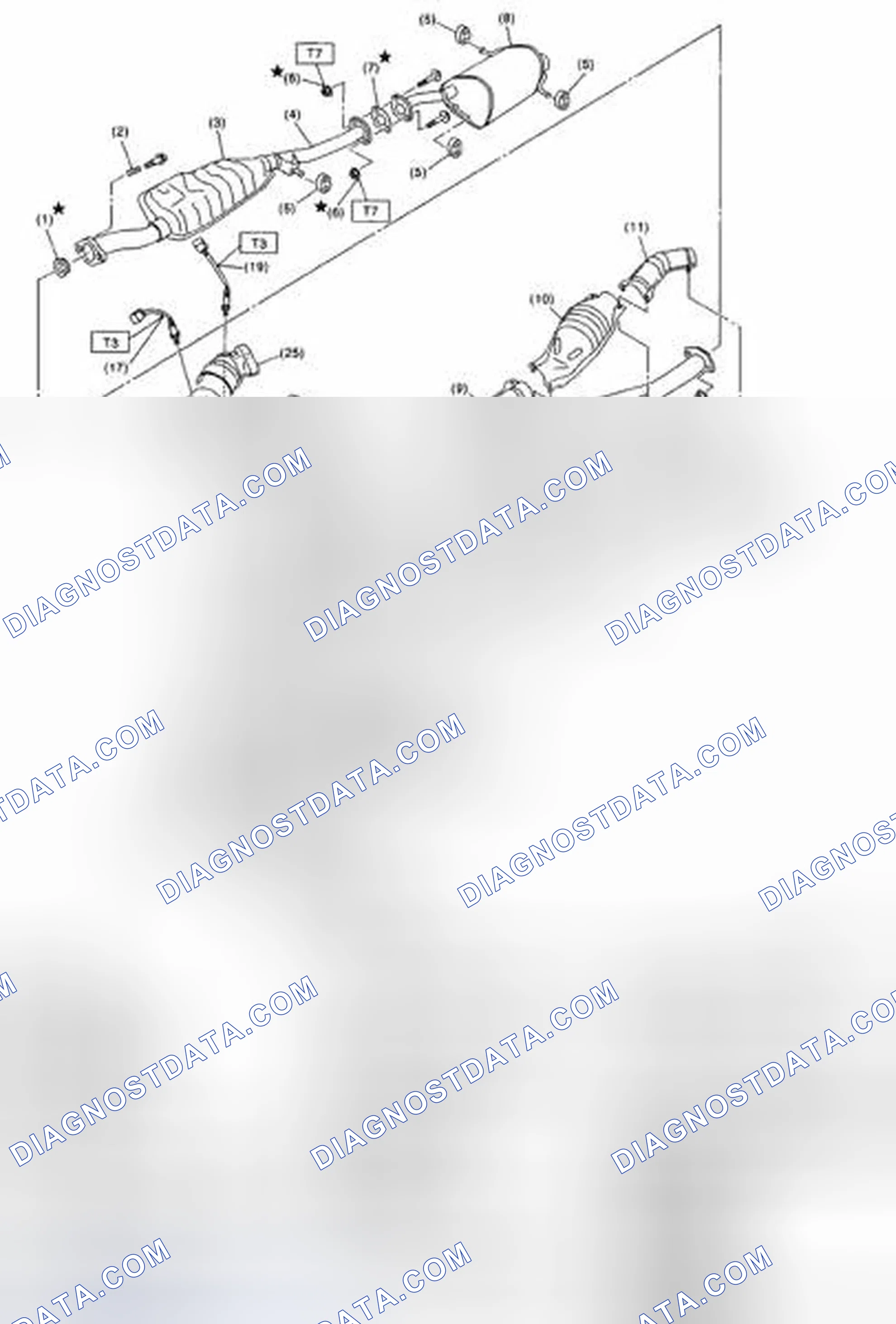 Scheme 3: Identifying Exhaust System Component With Torque Specification