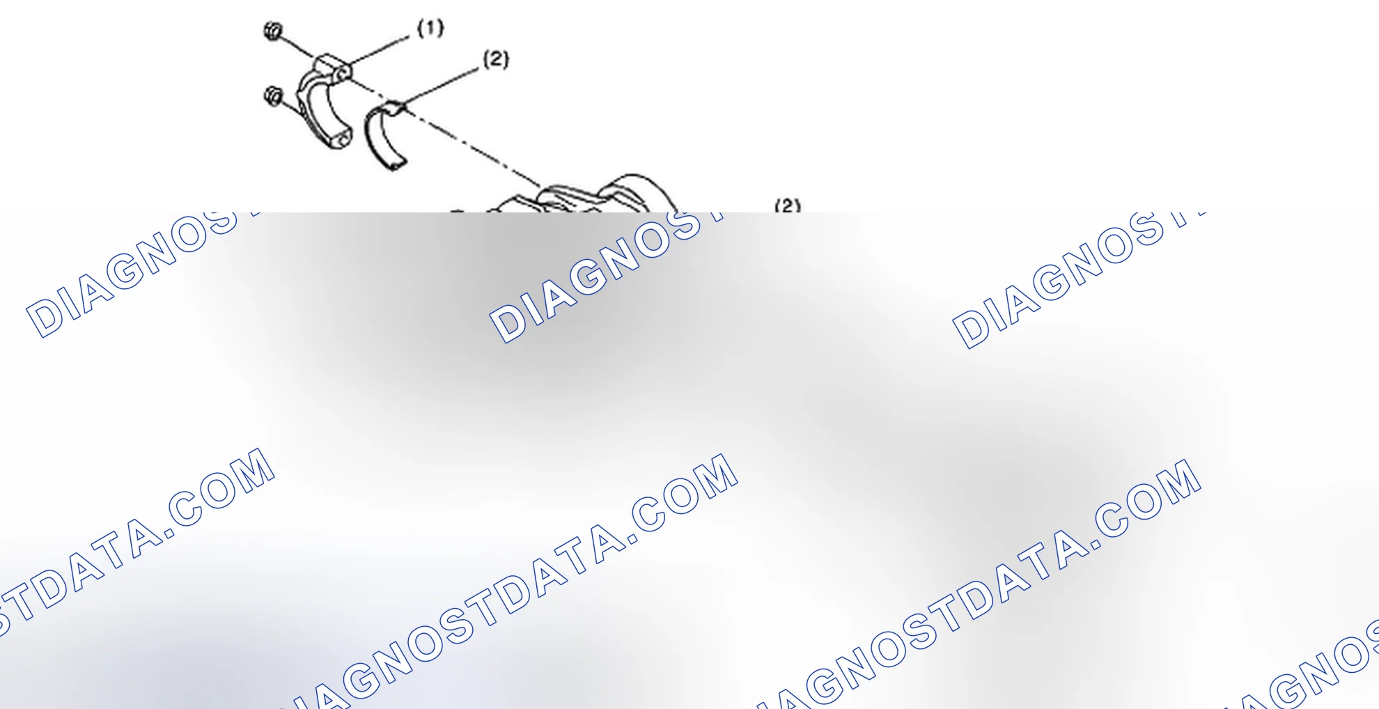 Fig. 192: Identifying Connecting Rod Cap, Top Ring, Oil Ring, Snap Ring And Connecting Rod Bearing