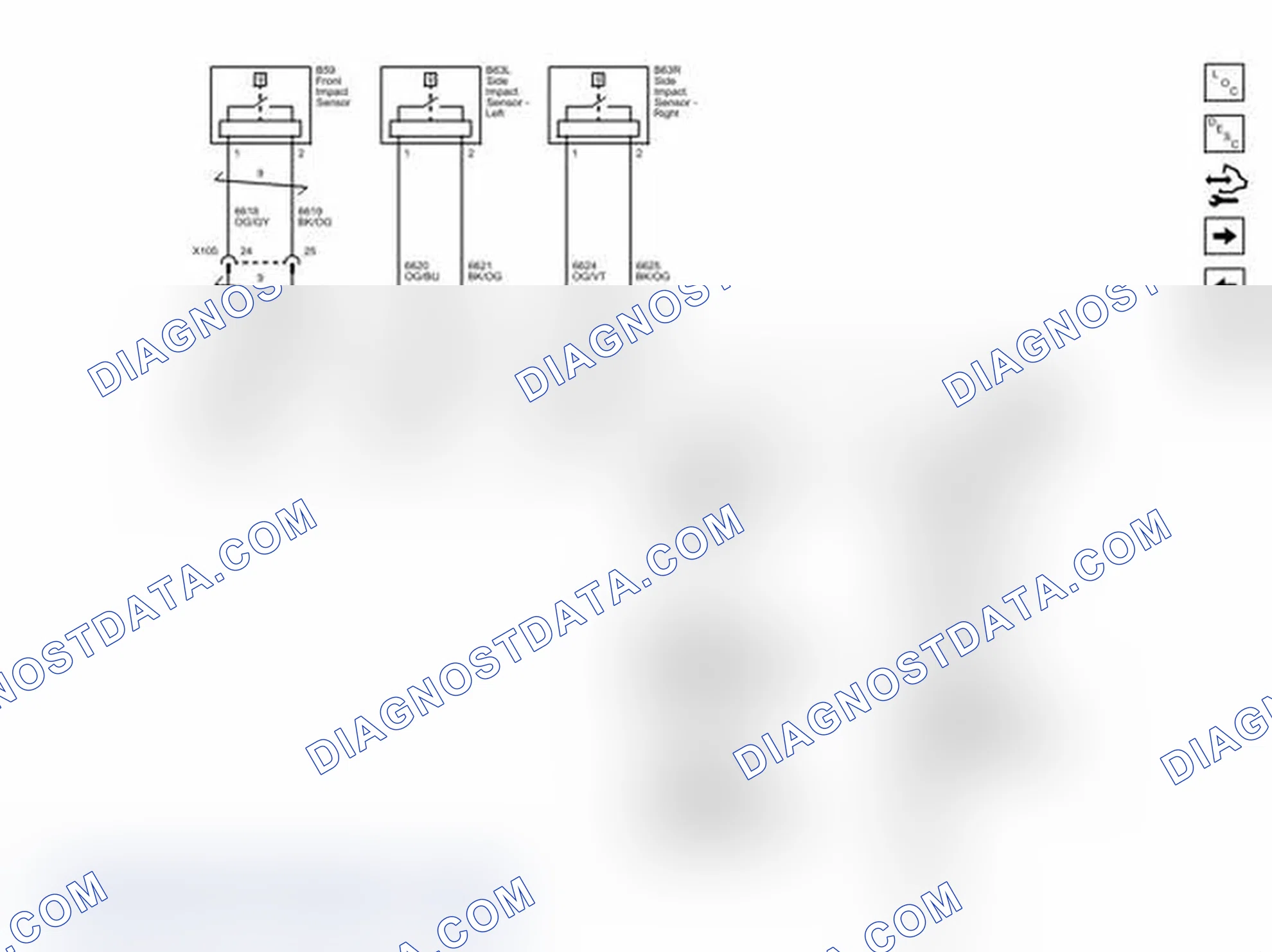 Scheme 6: Front Air Bags, and Front Impact Sensors (AYC)