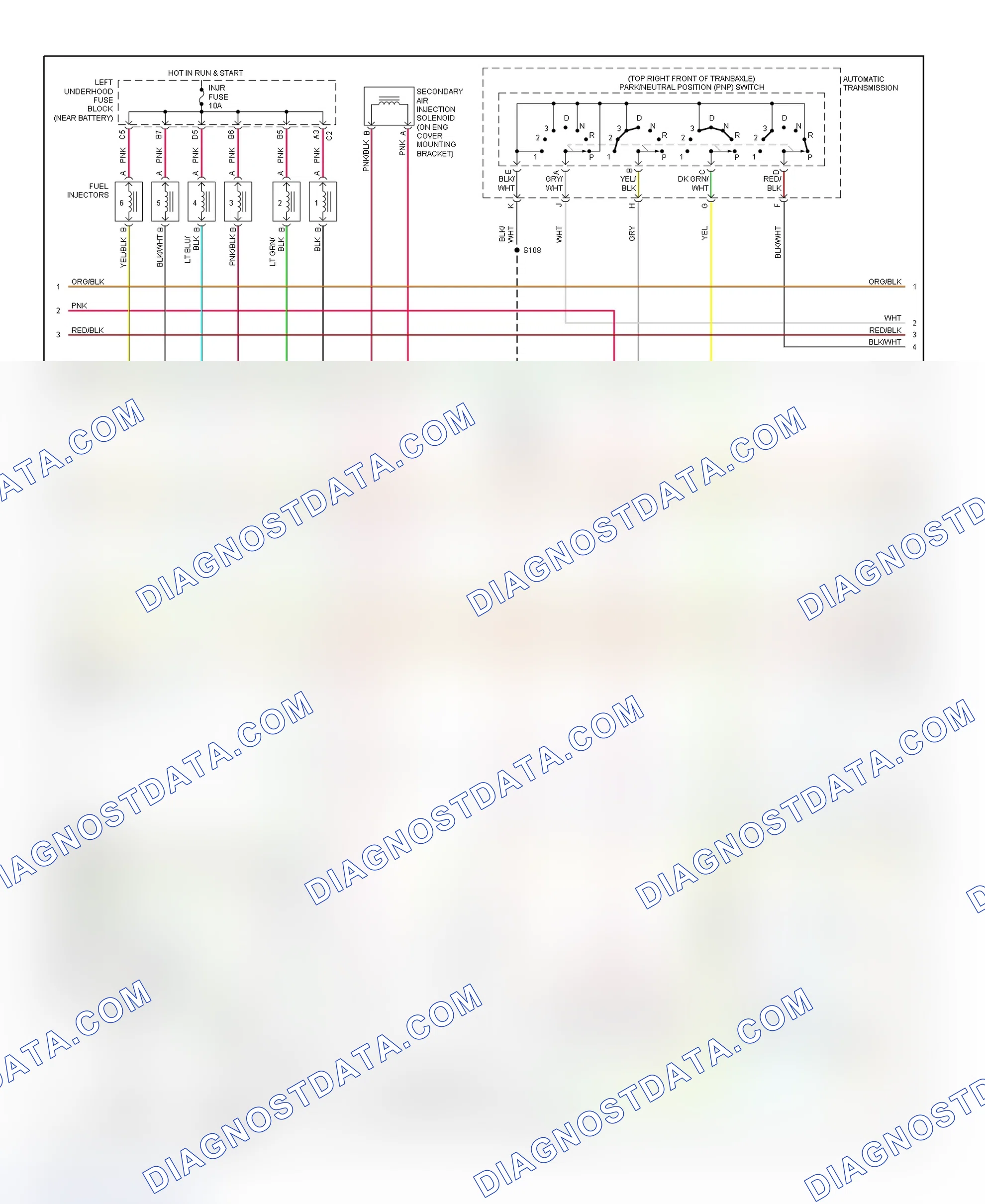 Scheme 142: PCM Wiring Diagram (Park Avenue - 3.8L - 2 Of 4)