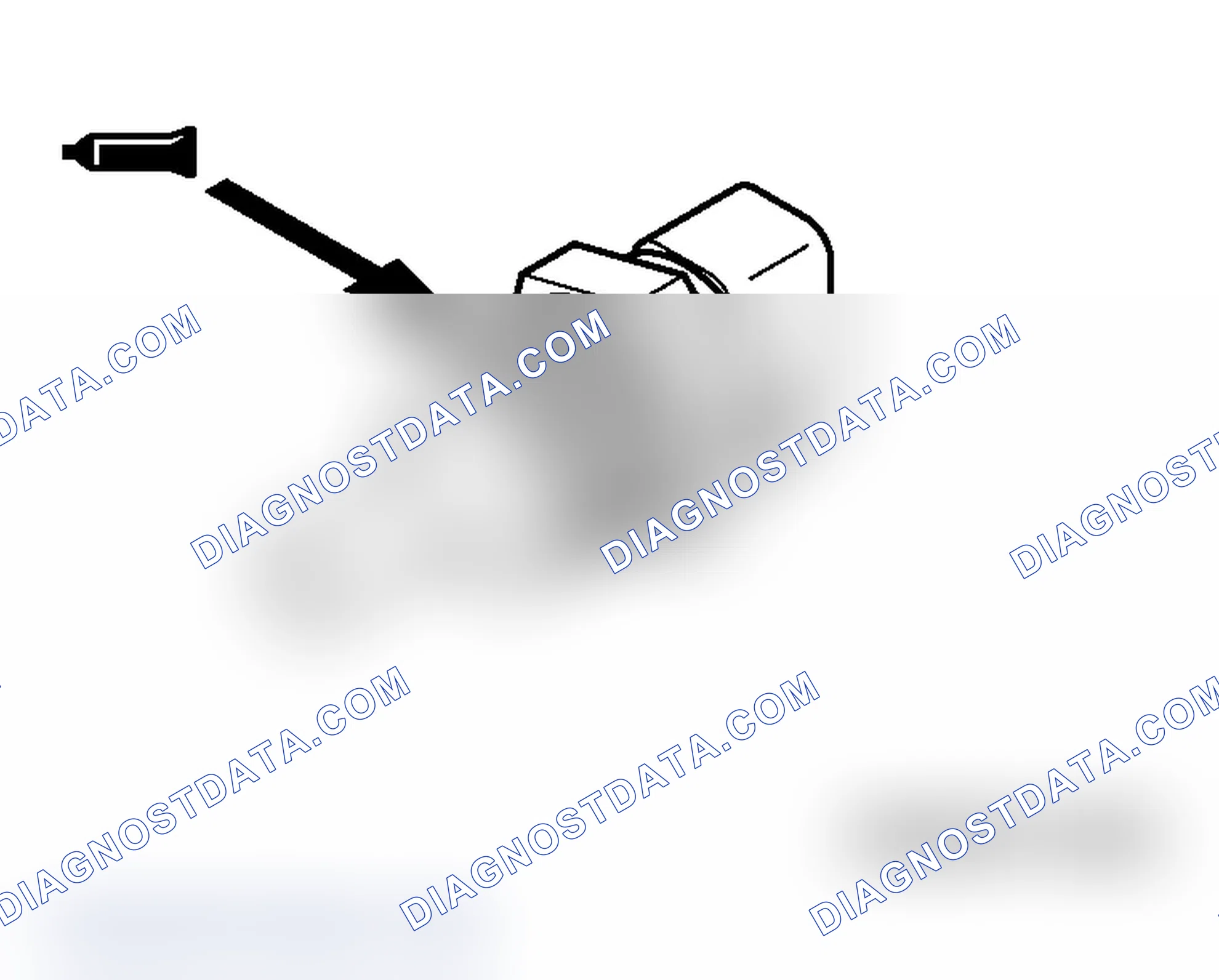 Scheme 433: >>B<< SEALANT APPLICATION TO ENGINE COOLANT TEMPERATURE SENSOR