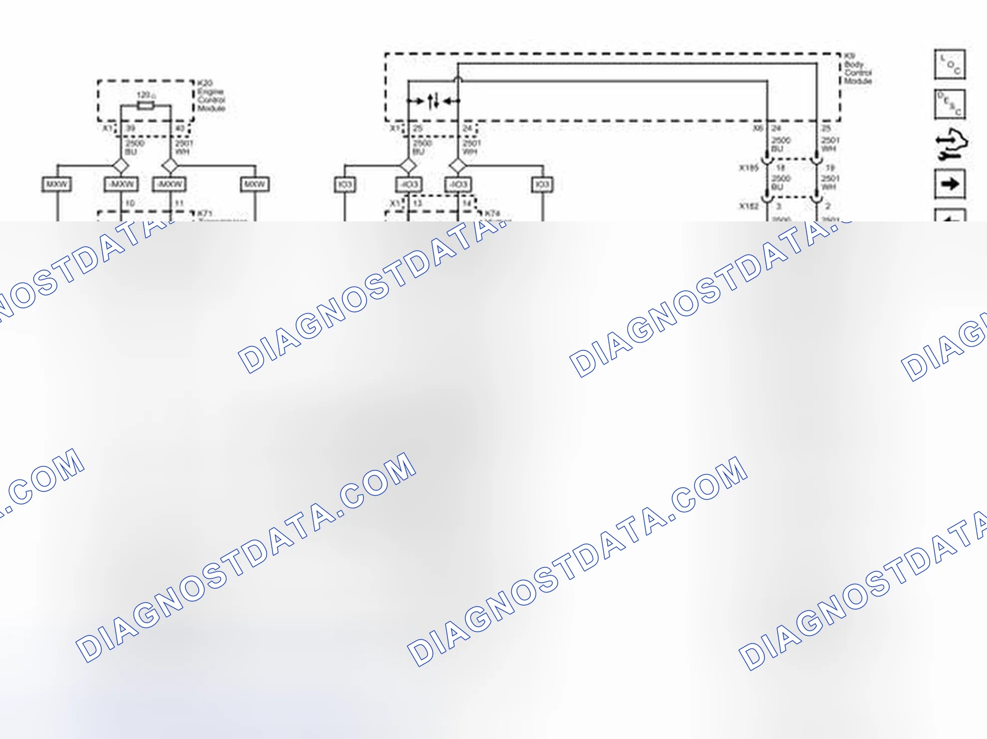 Scheme 8: High Speed GMLAN (except E29) Wiring Schematics