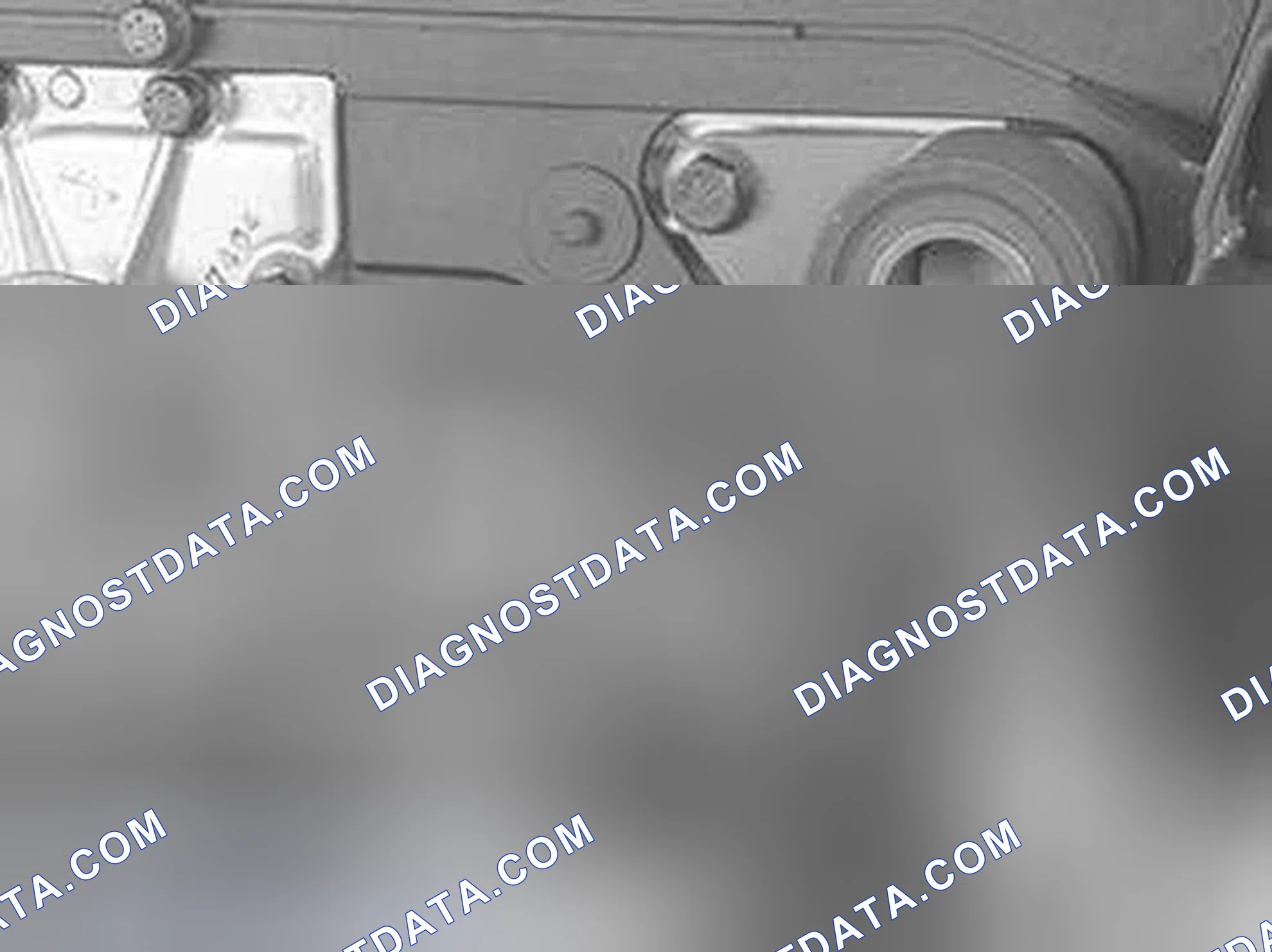 Scheme 246: Removing the belt tensioner and idler pulley