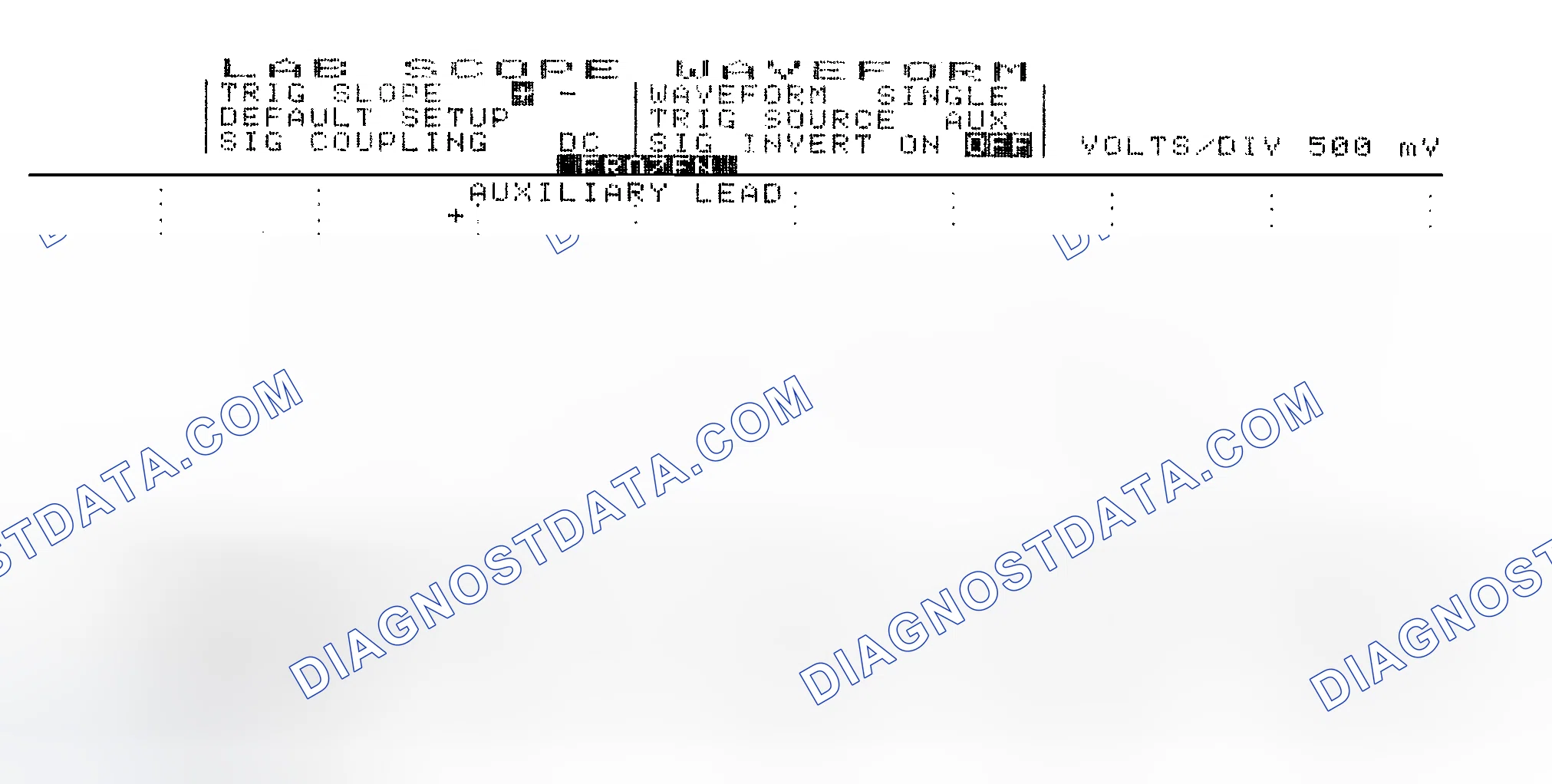 Scheme 14: Single Injector w/Excessive Current Flow - Current Pattern