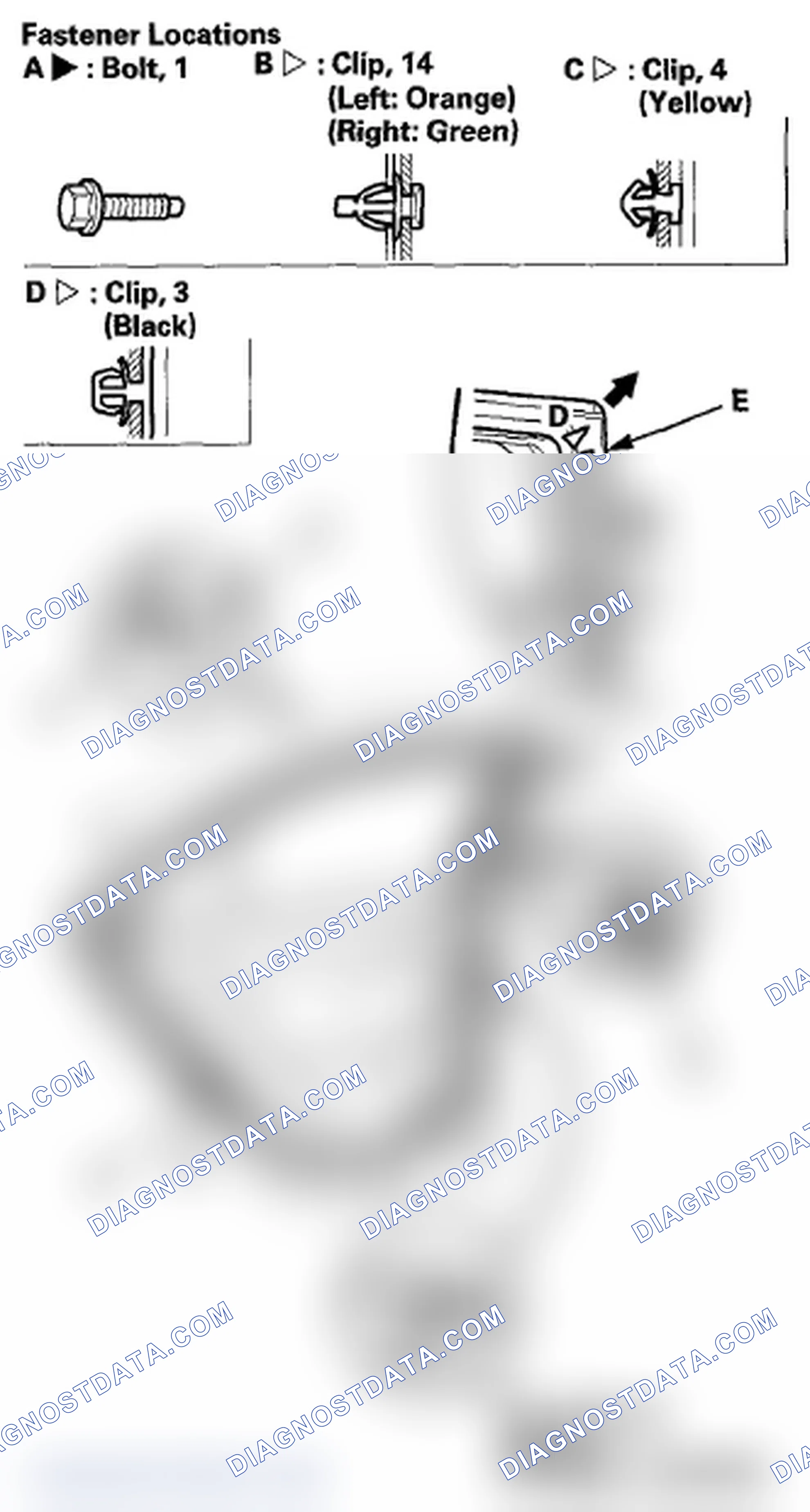 Scheme 345: Rear Door Weatherstrip Replacement - Sedan