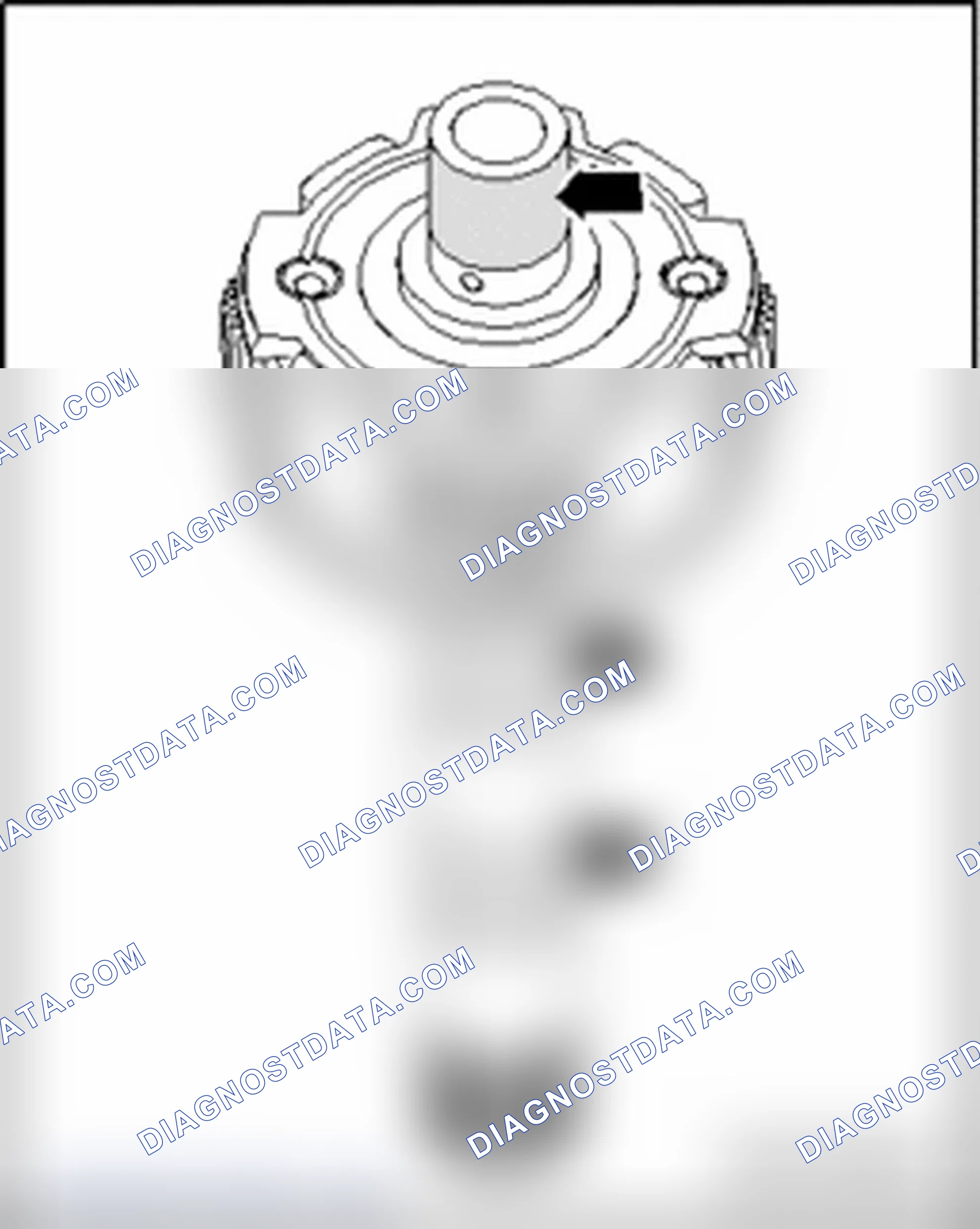 Scheme 1224: Checking contact surfaces of shaft planetary carrier "III" for wear