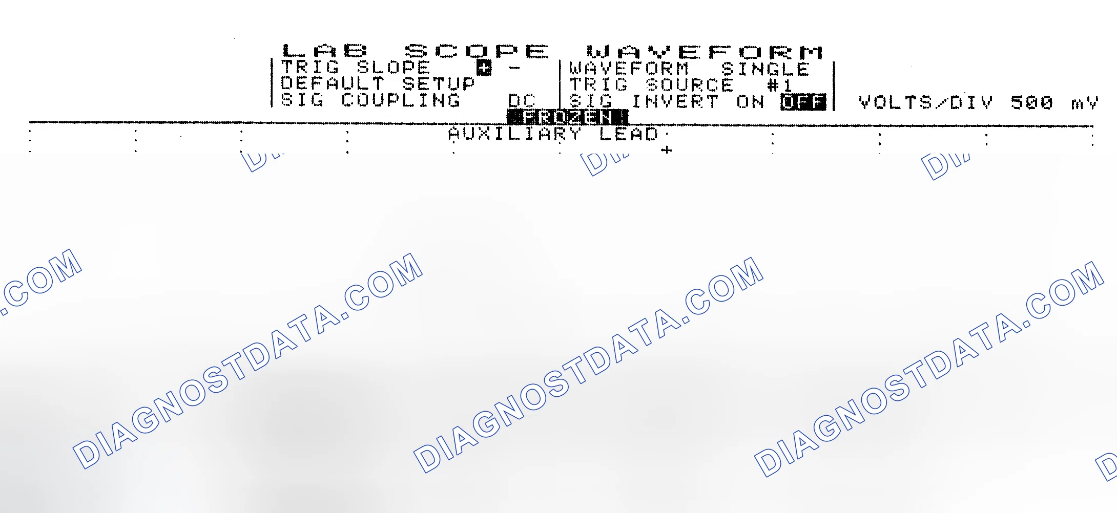 Scheme 10: Single Injector w/Excessive Current Flow - Current Pattern