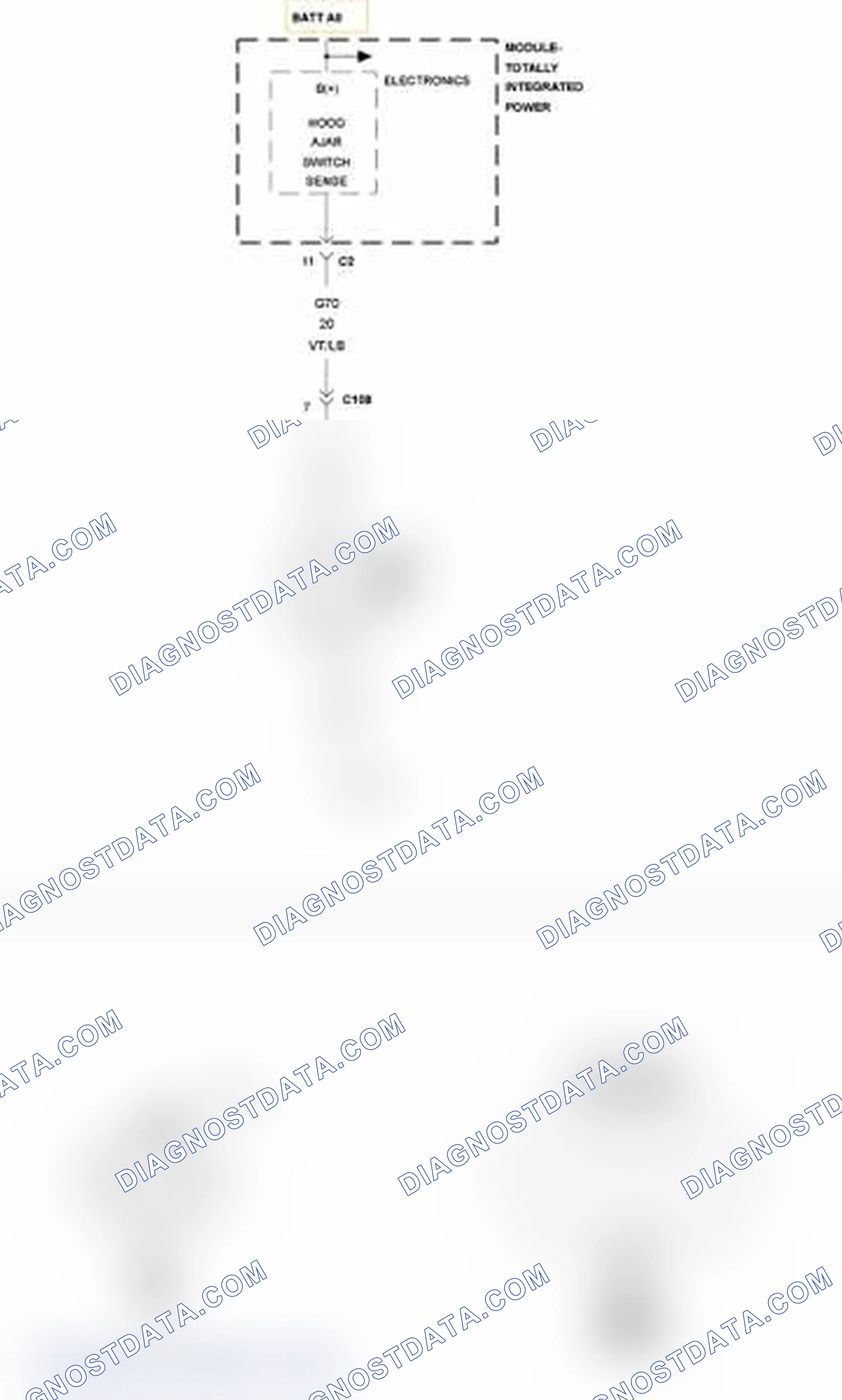 Scheme 187: B1820-HOOD AJAR INPUT CIRCUIT HIGH