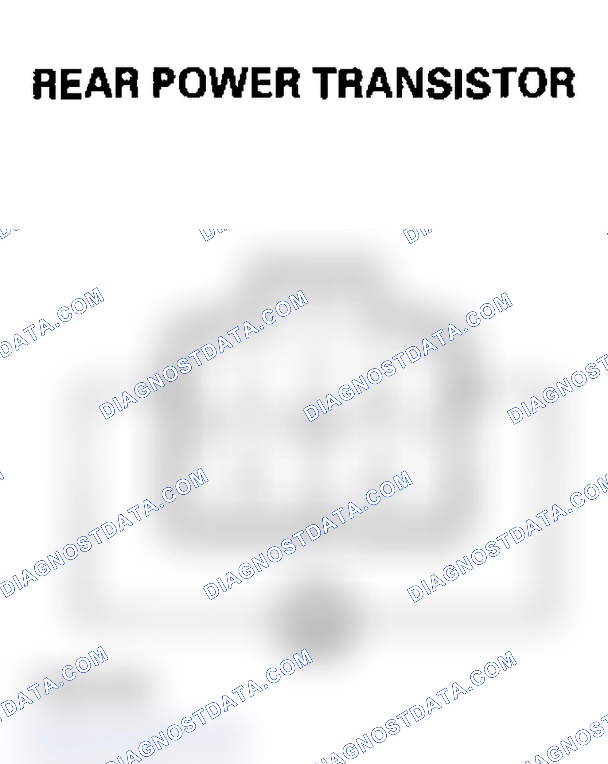 Scheme 30: Rear Power Transistor Test