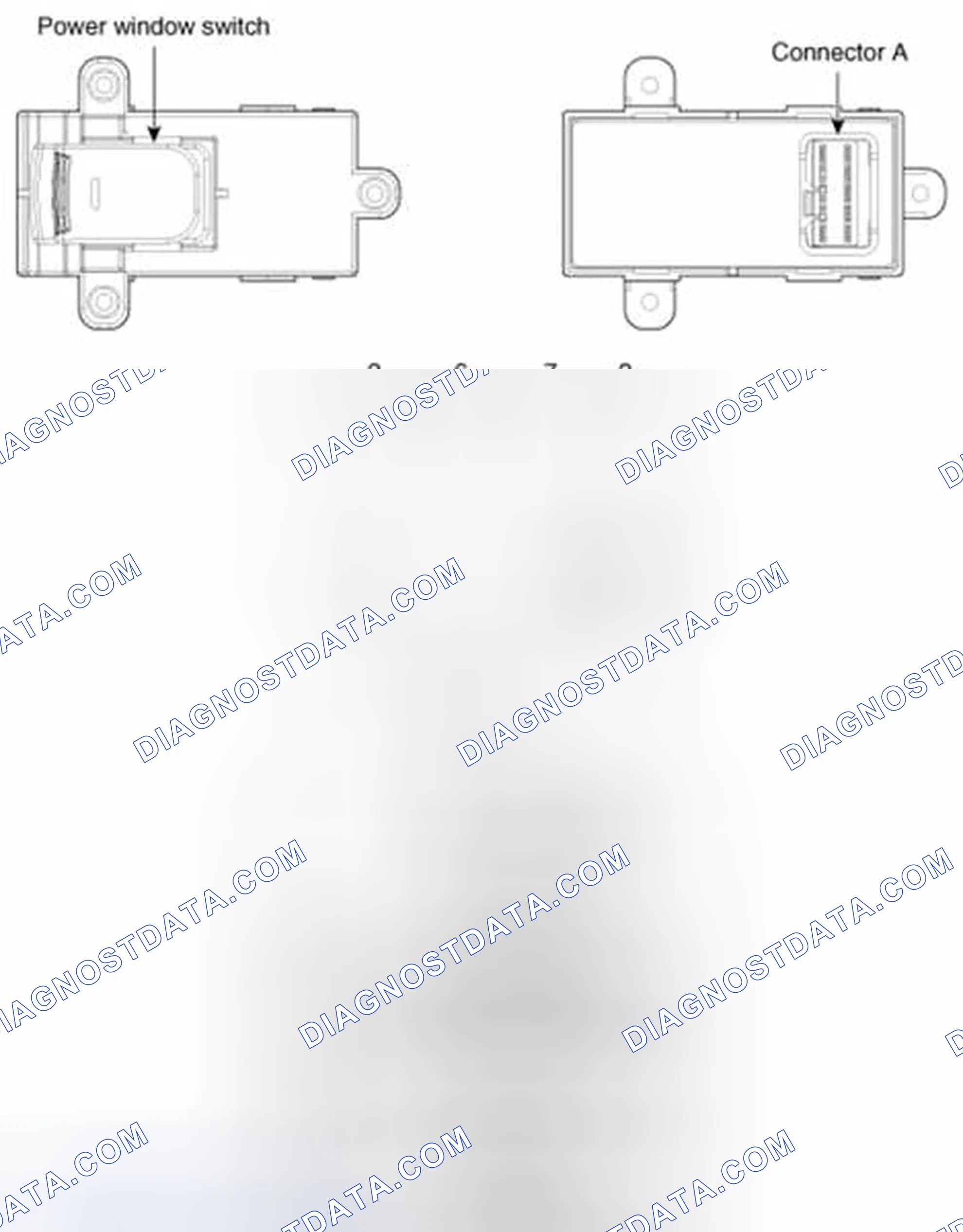 Scheme 11: Passenger And Rear Power Window Switch