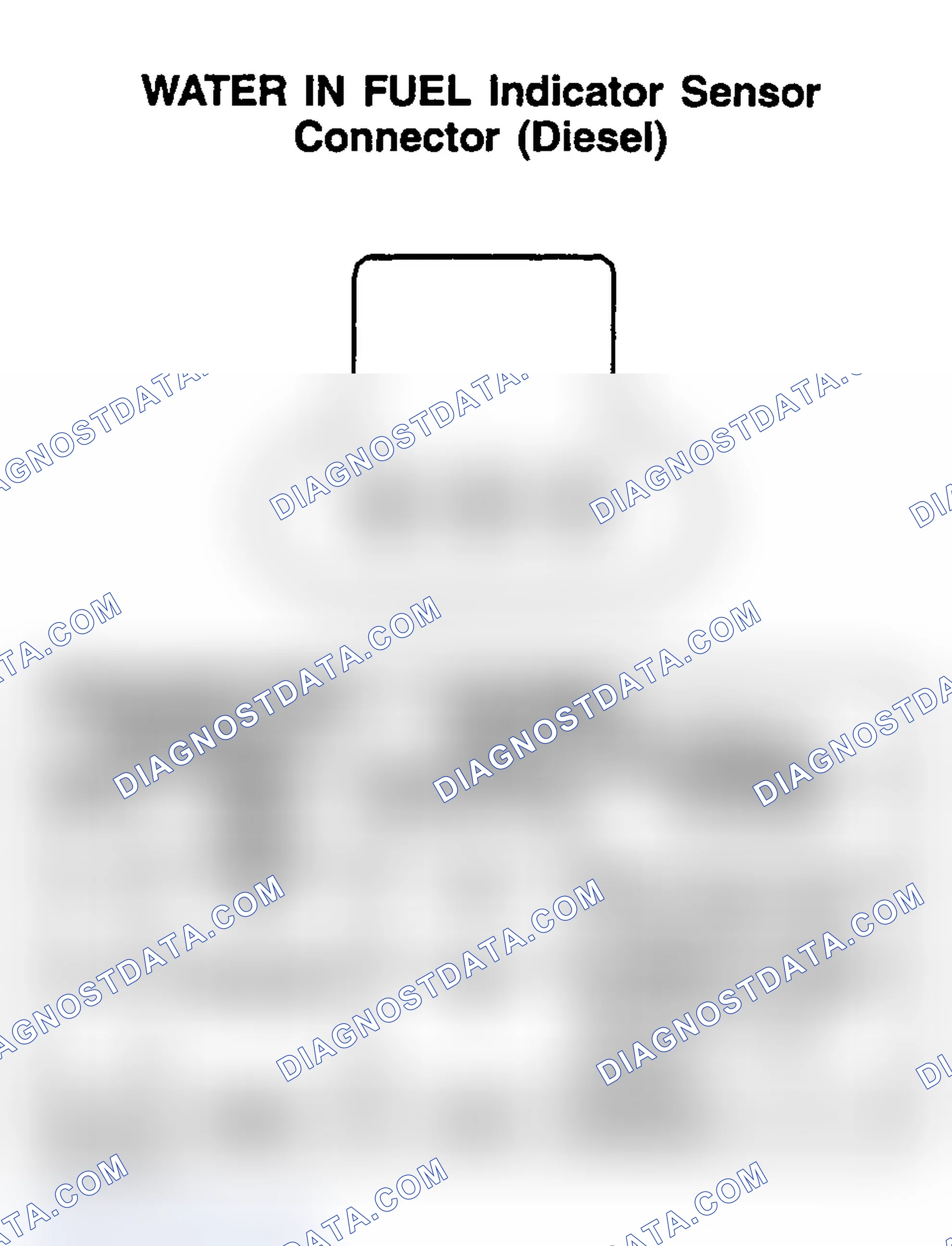 Scheme 260: WATER IN FUEL INDICATOR SENSOR (DIESEL)
