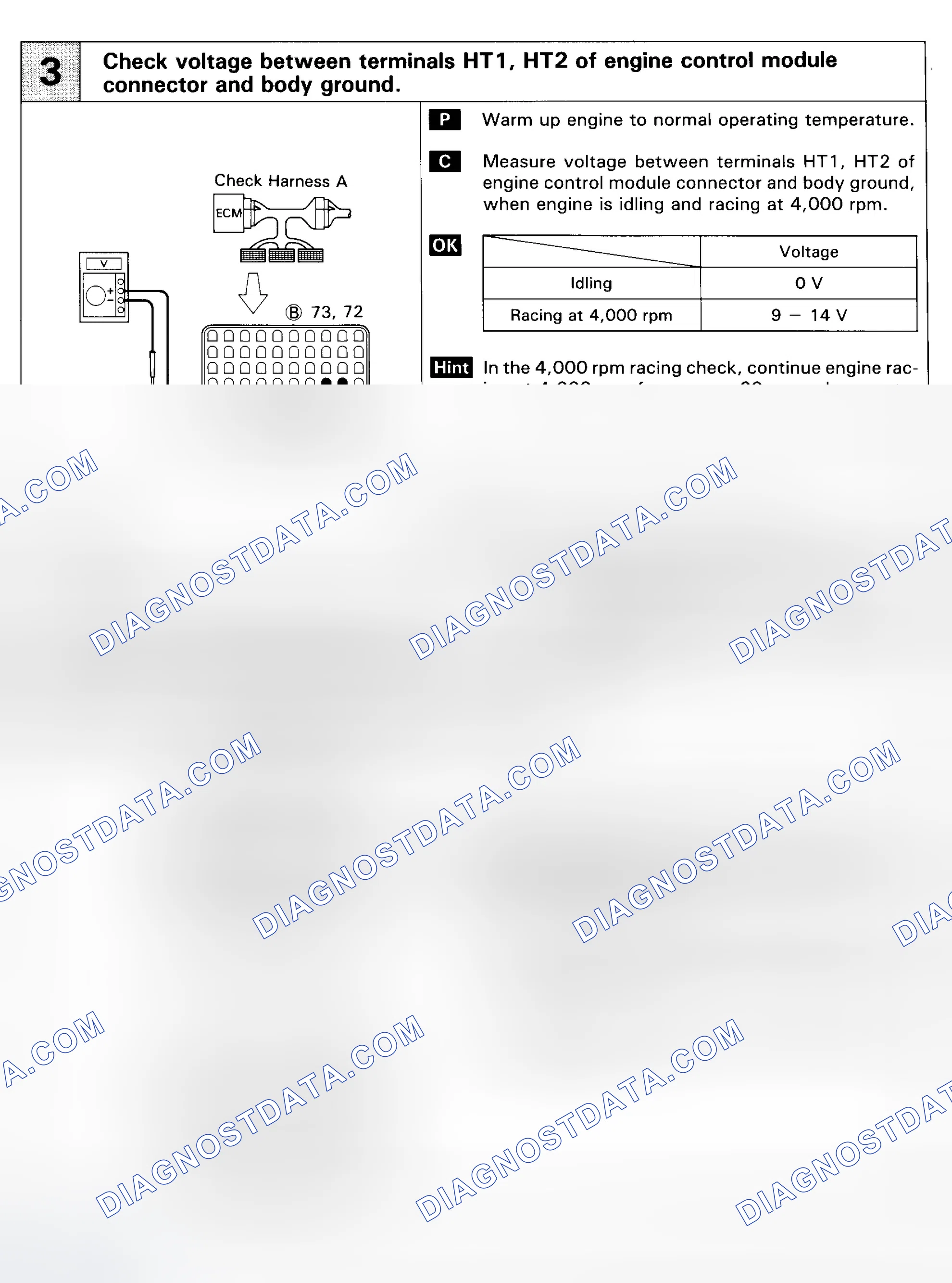 Scheme 34: Code 21 Flow Chart - 2 Of 2 (GS300 Calif.) Code 21 - Main O2 Sensor Circuit (Front O2 Sensor)