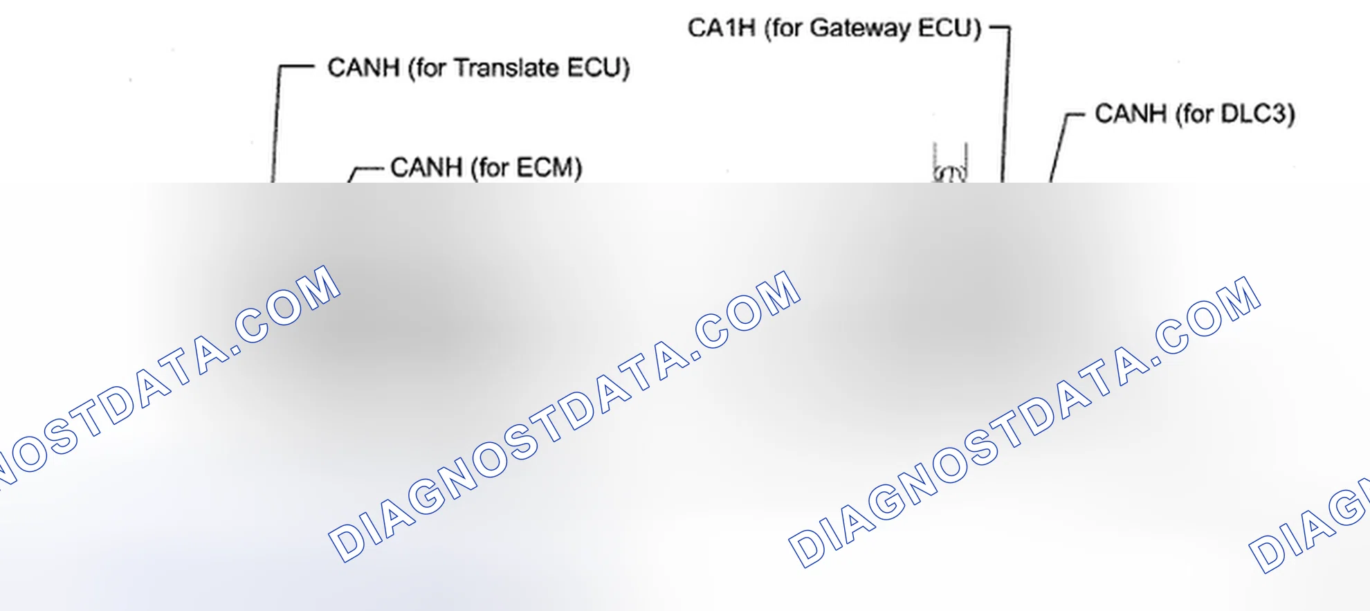 Scheme 68: TERMINALS OF ECU