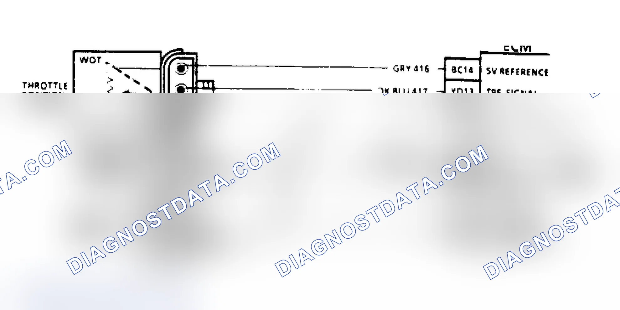 Scheme 610: Code EO21, Schematic - TPS Signal Voltage High