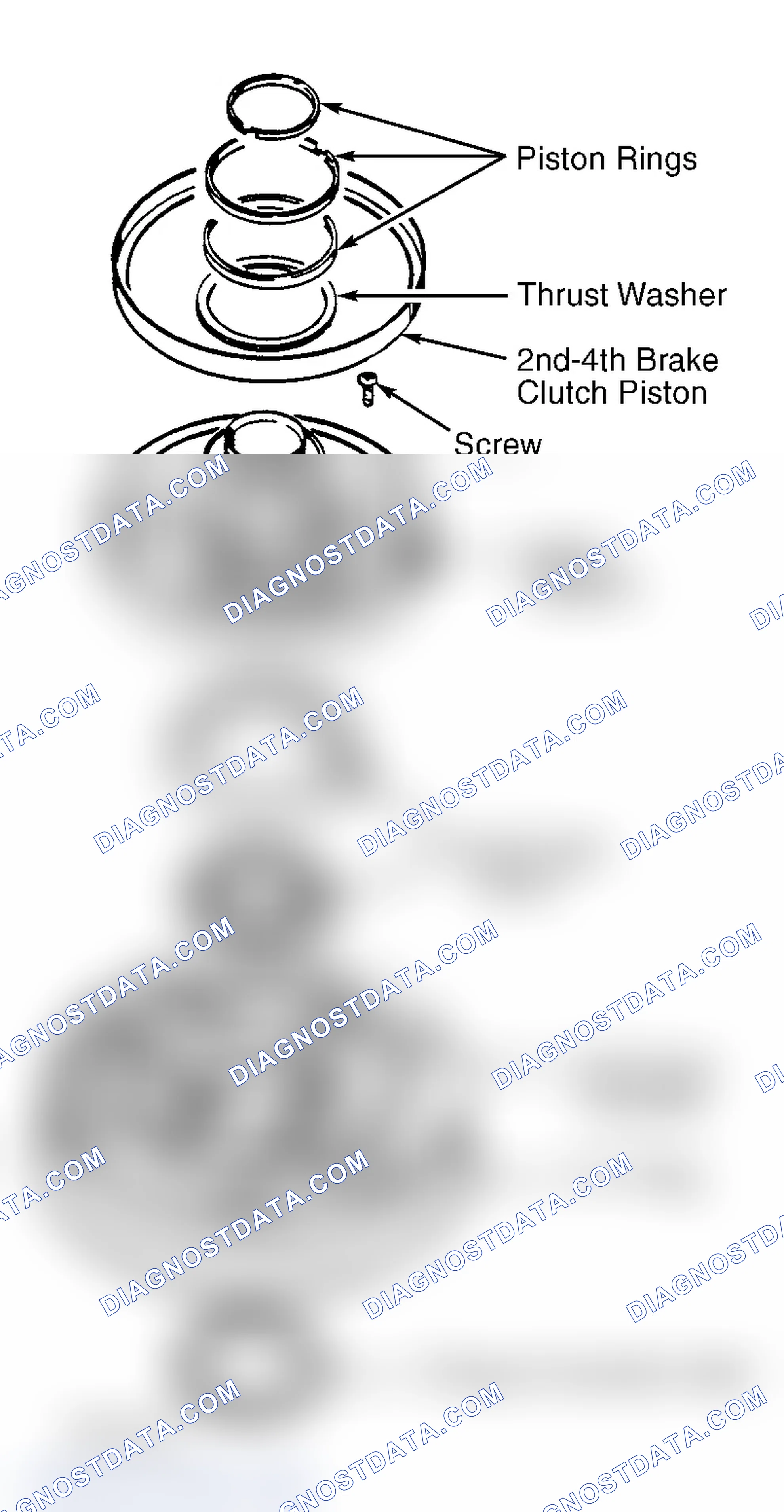 Scheme 46: OIL PUMP & 2ND-4TH BRAKE CLUTCH PISTON