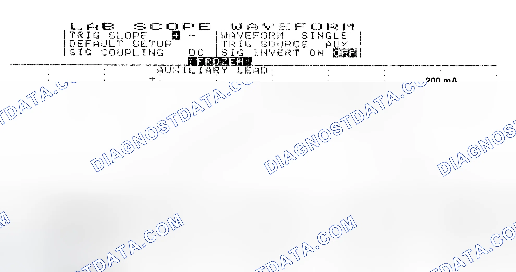 Scheme 13: Single Injector w/Normal Current Flow - Current Pattern