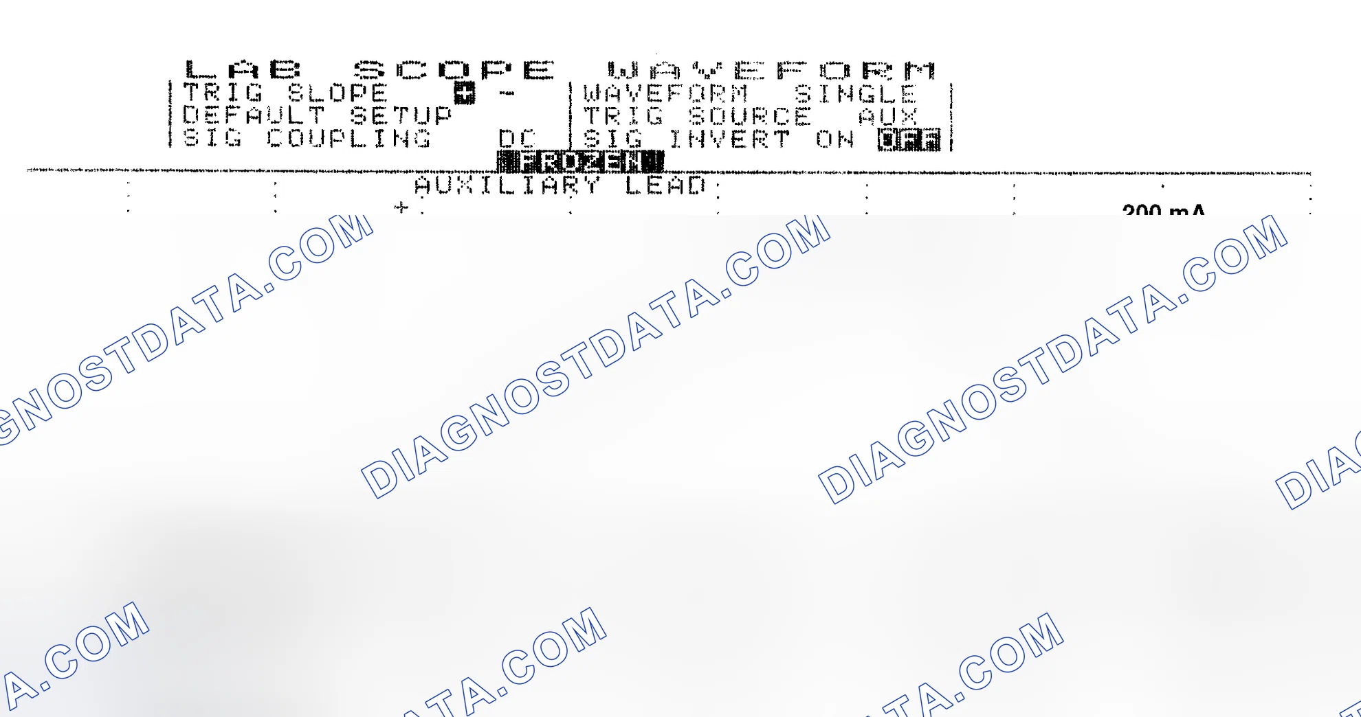 Scheme 13: Single Injector w/Normal Current Flow - Current Pattern