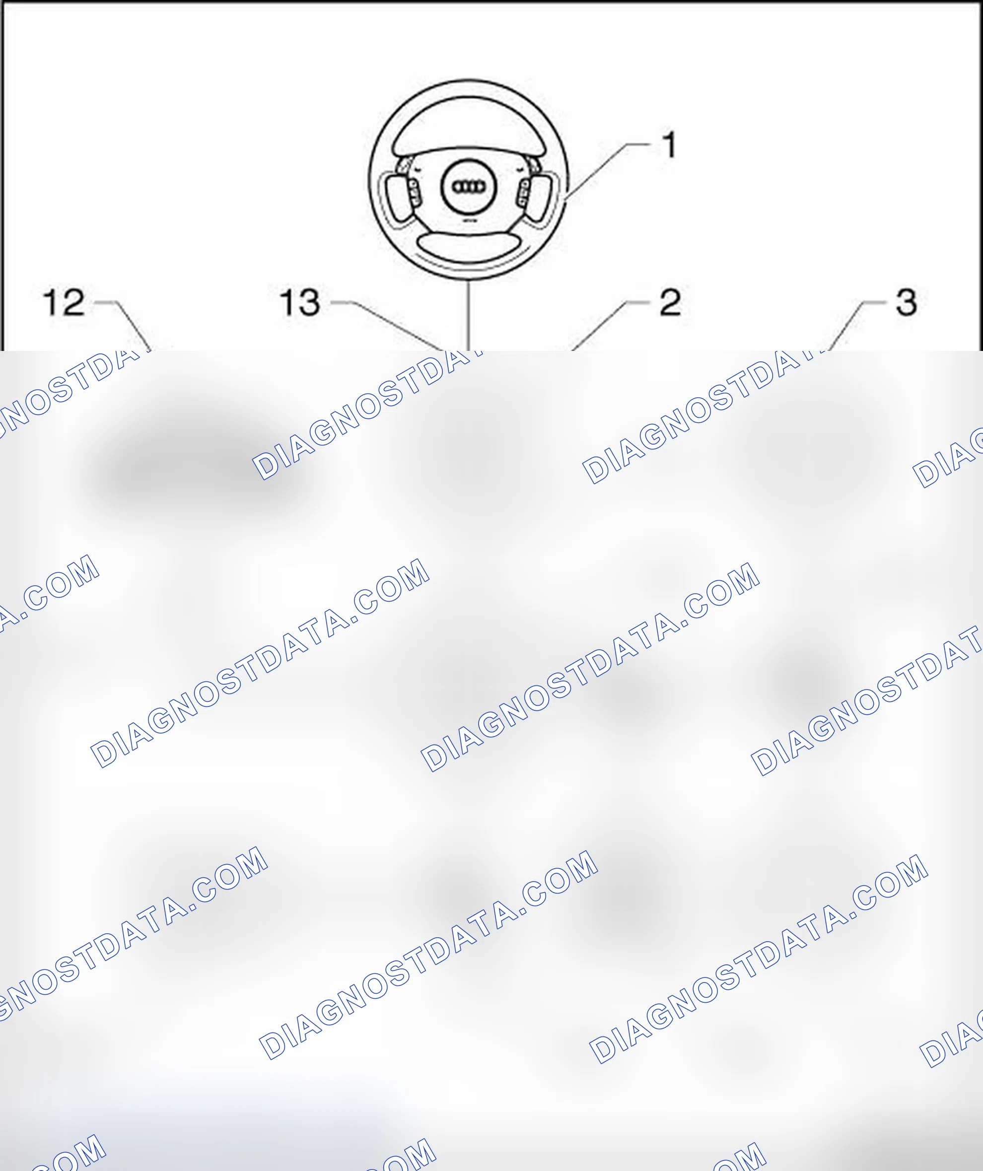 Scheme 39: MULTIFUNCTION STEERING WHEEL OVERVIEW