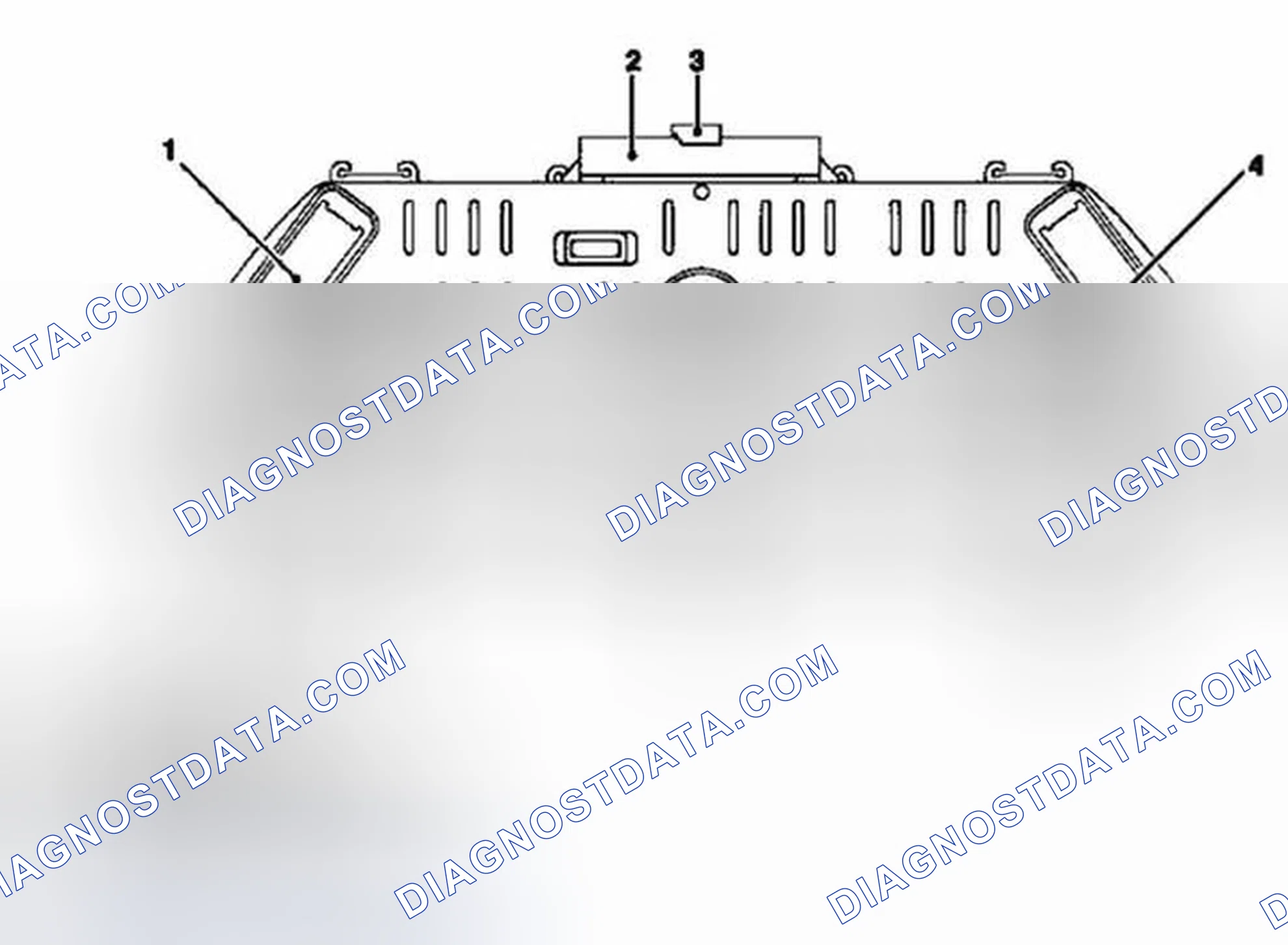 Scheme 22: INSTRUMENT PACK COMPONENT LAYOUT - REAR VIEW