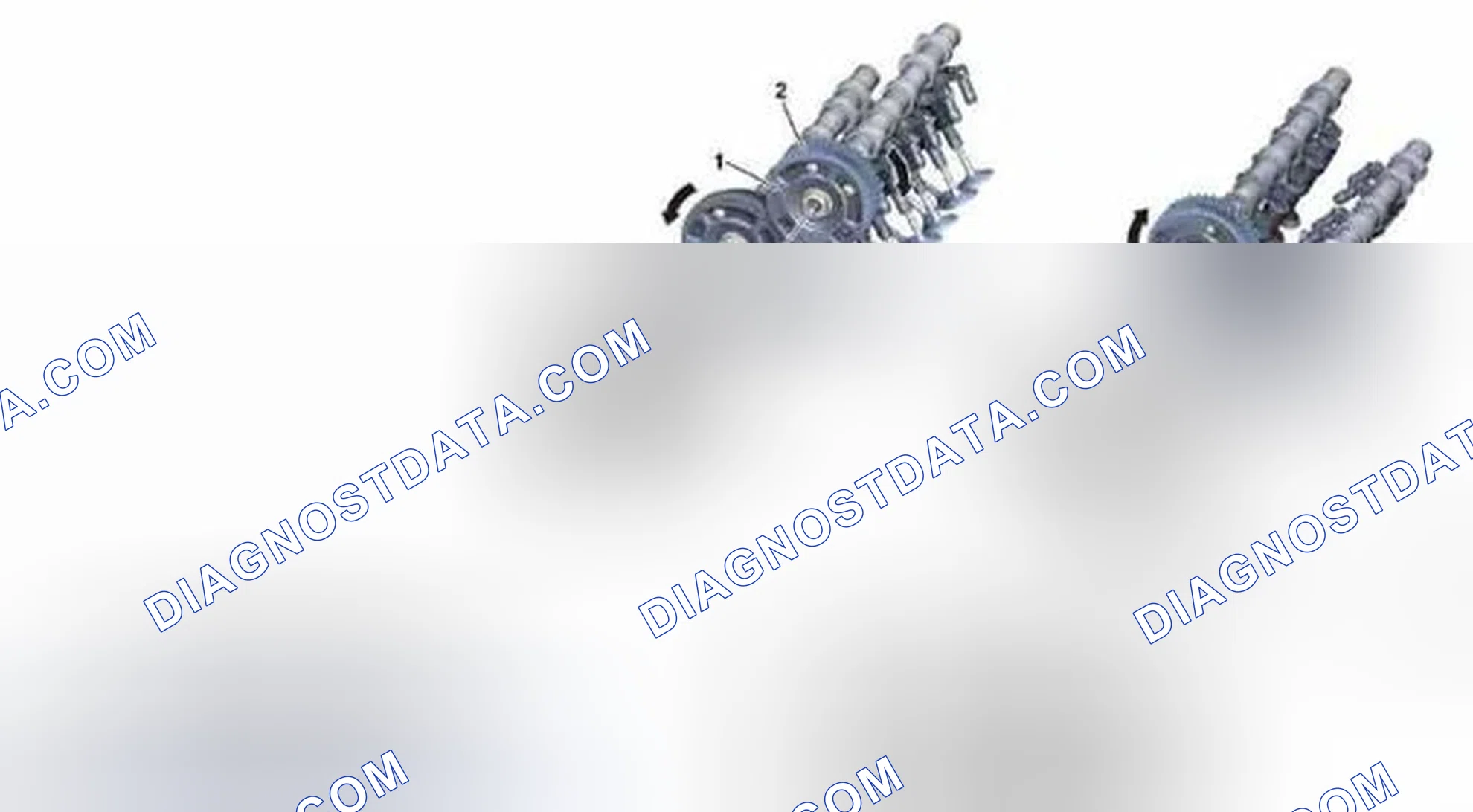 Scheme 551: Identifying Camshaft Intake And Exhaust Solenoids - Shown On Engine 272