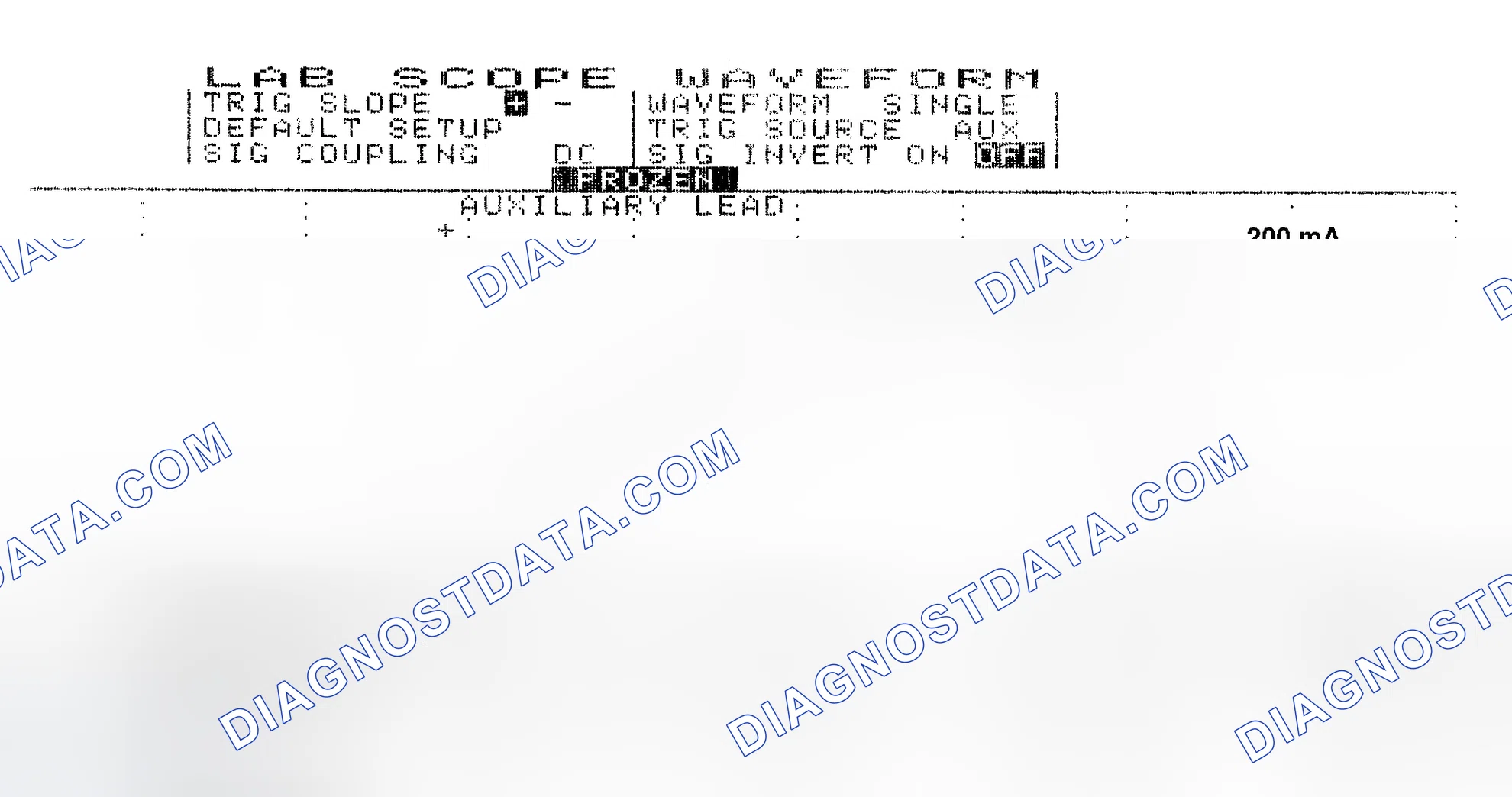 Scheme 13: Single Injector w/Normal Current Flow - Current Pattern