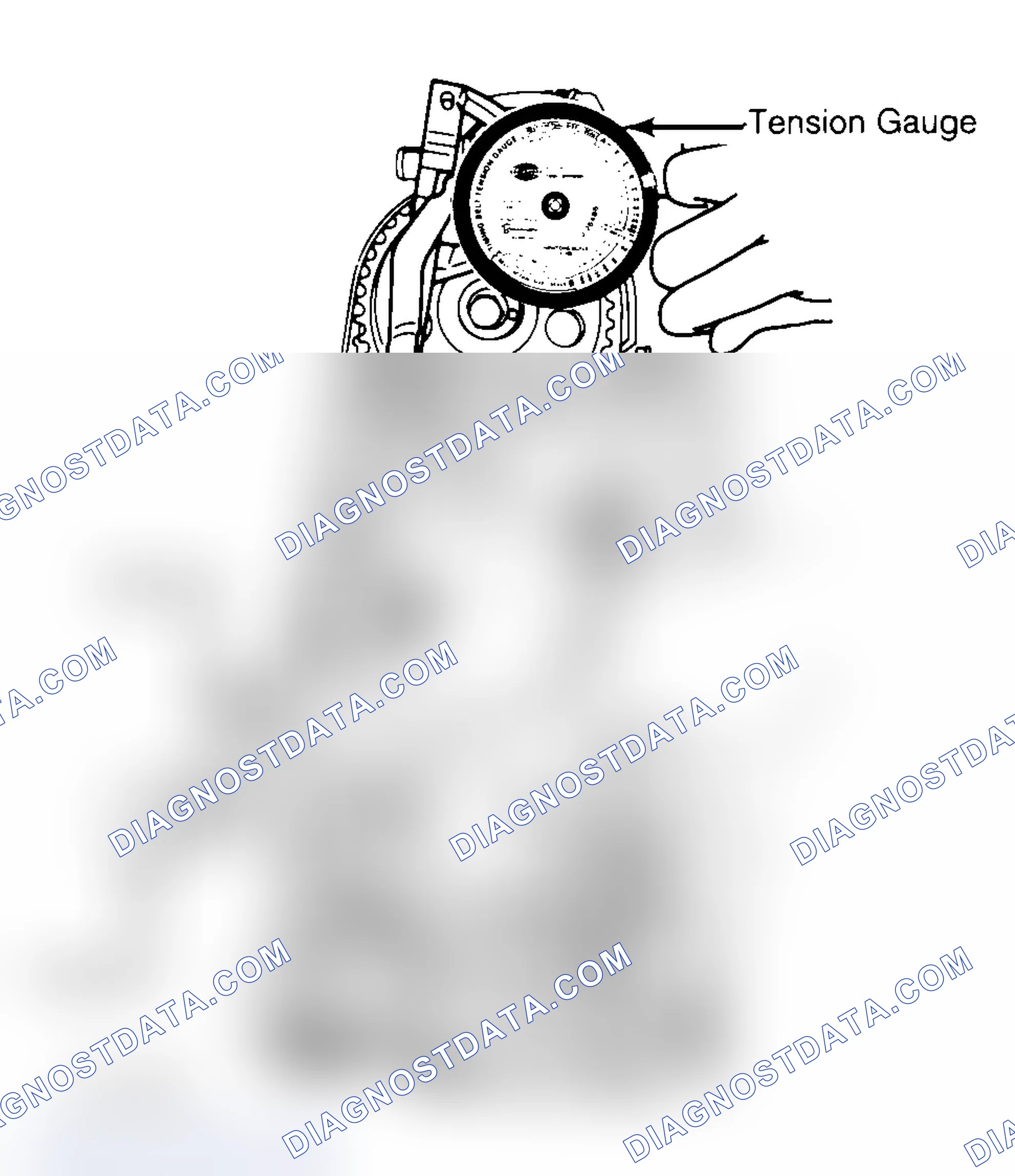 Scheme 28: Adjusting Typical Timing Belt Tension
