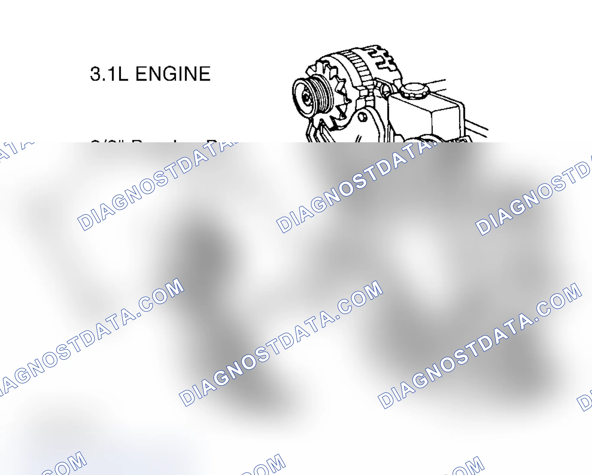 Scheme 3: Serpentine Belt Routing (3.1L)