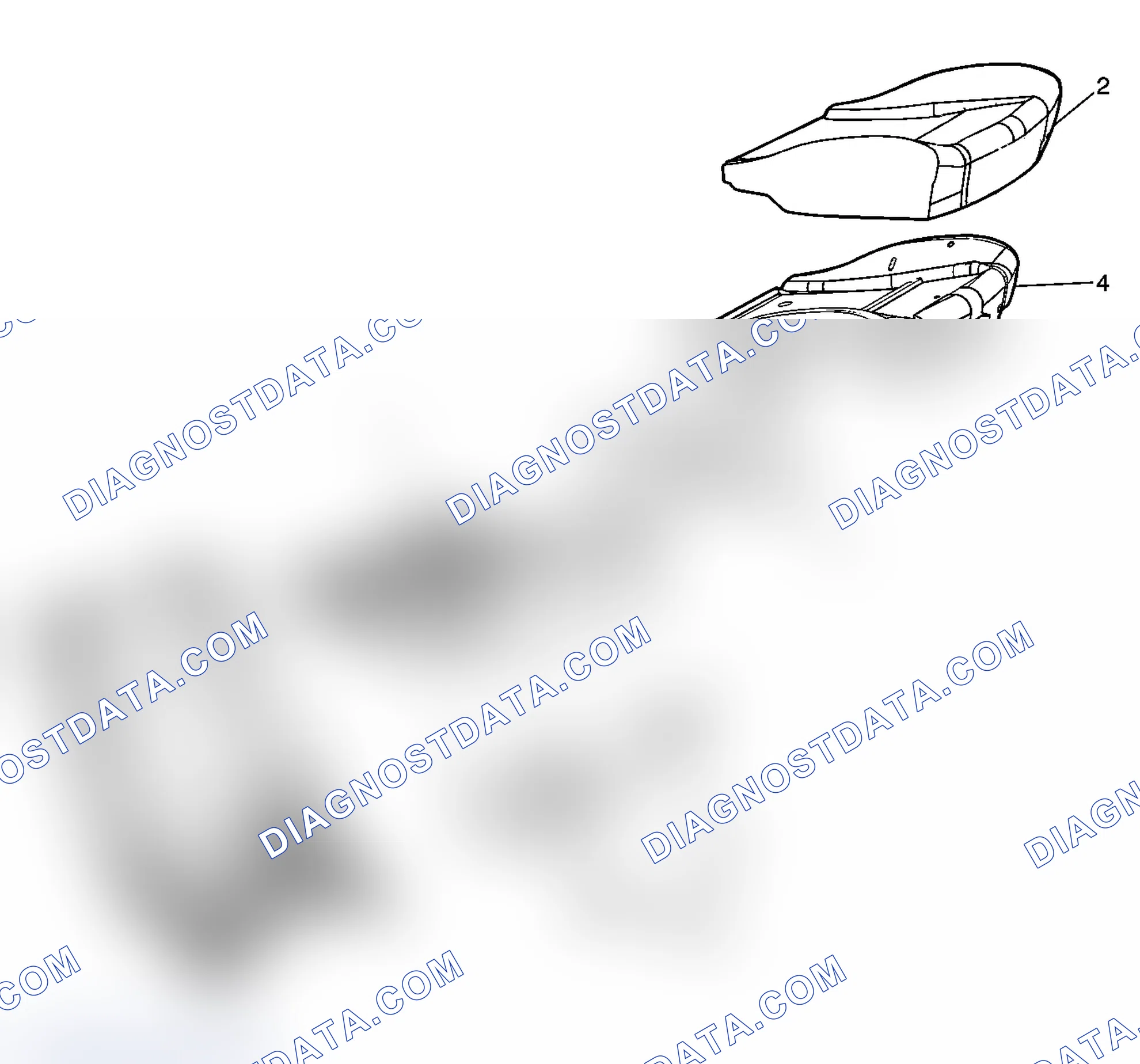 Scheme 20: Frame, Trim Cover, Heater, Pad, Blower, Power Adjuster Control Module Replacement - Front Seat Cushi