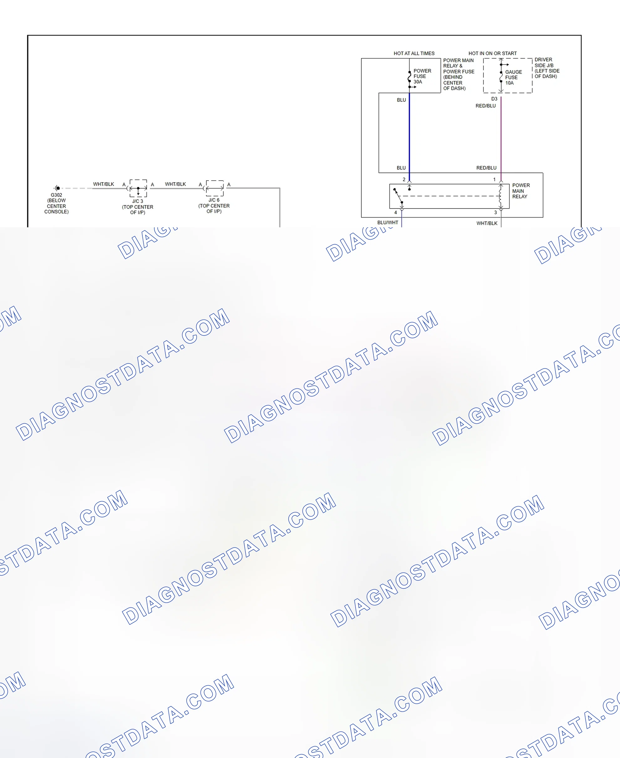 Scheme 4: Power Window System Wiring Diagram (1995-96 Coupe)
