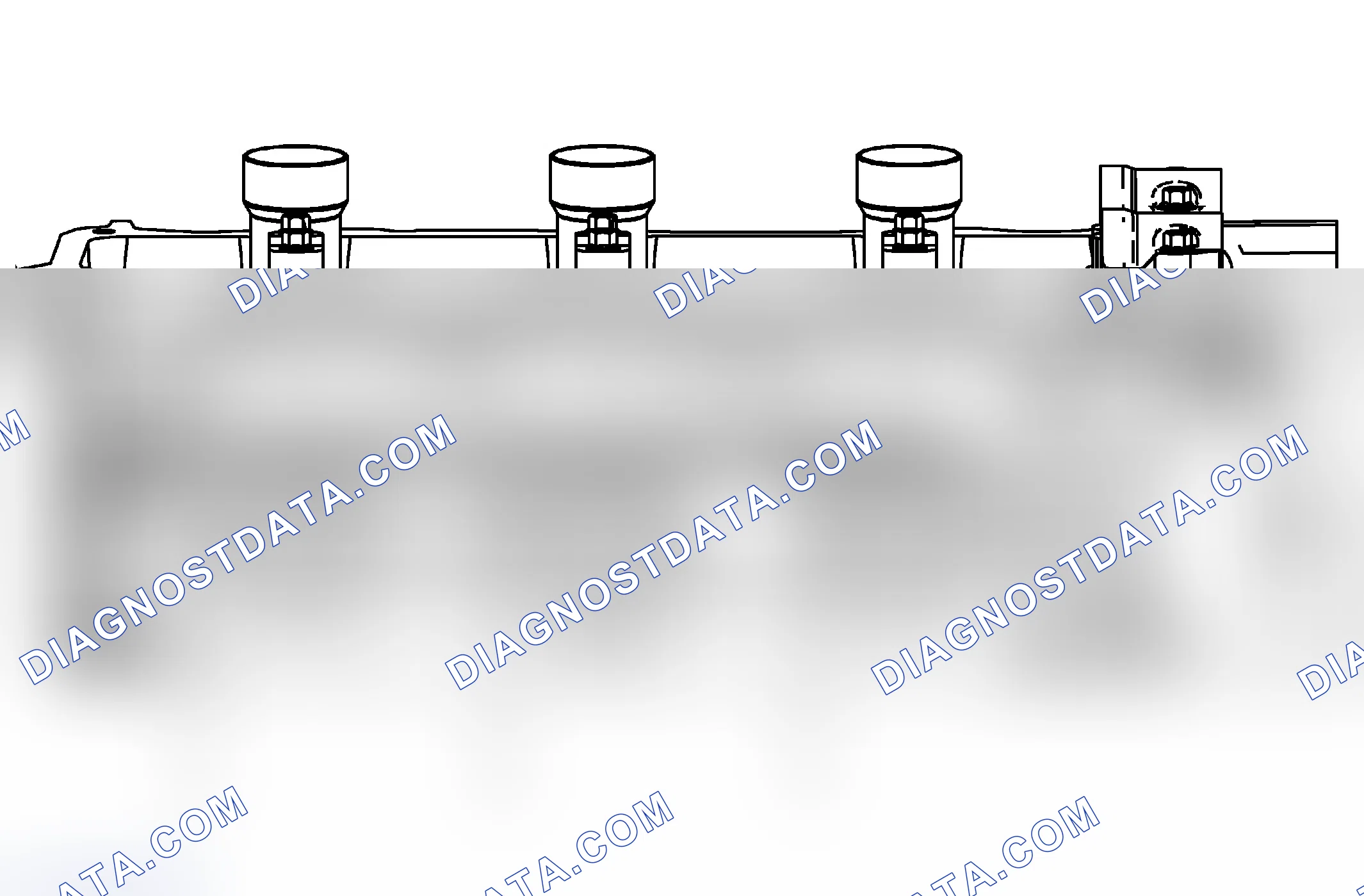 Scheme 101: Left Cylinder Head Intake Face