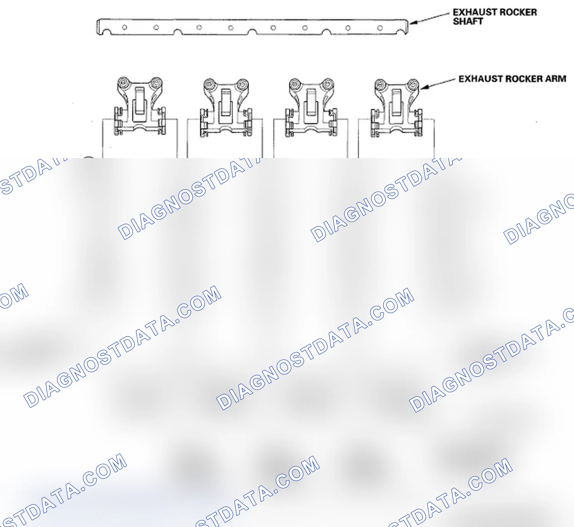 Scheme 105: Rocker Arm and Shaft Disassembly/Reassembly