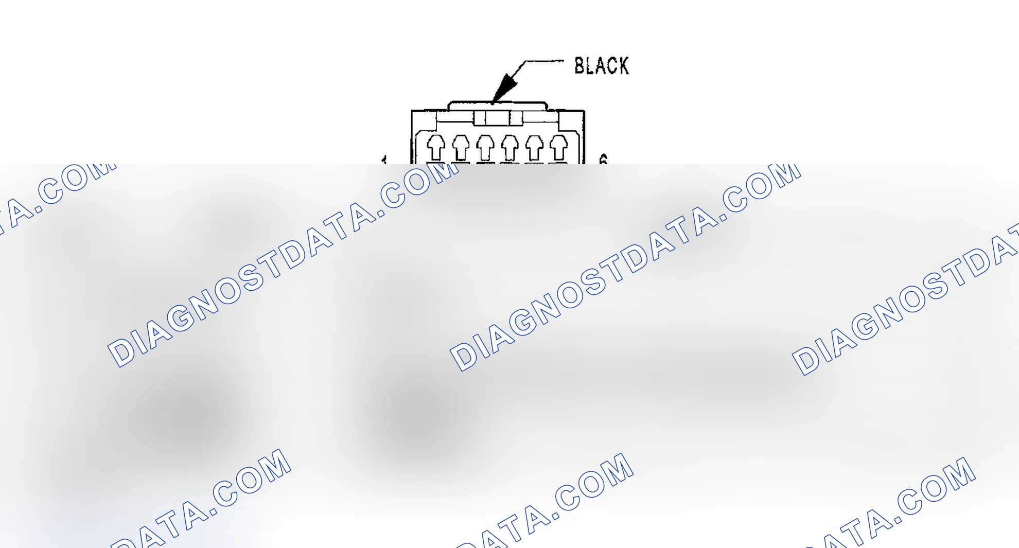 Scheme 372: SENTRY KEY IMMOBILIZER MODULE CONNECTOR END VIEW