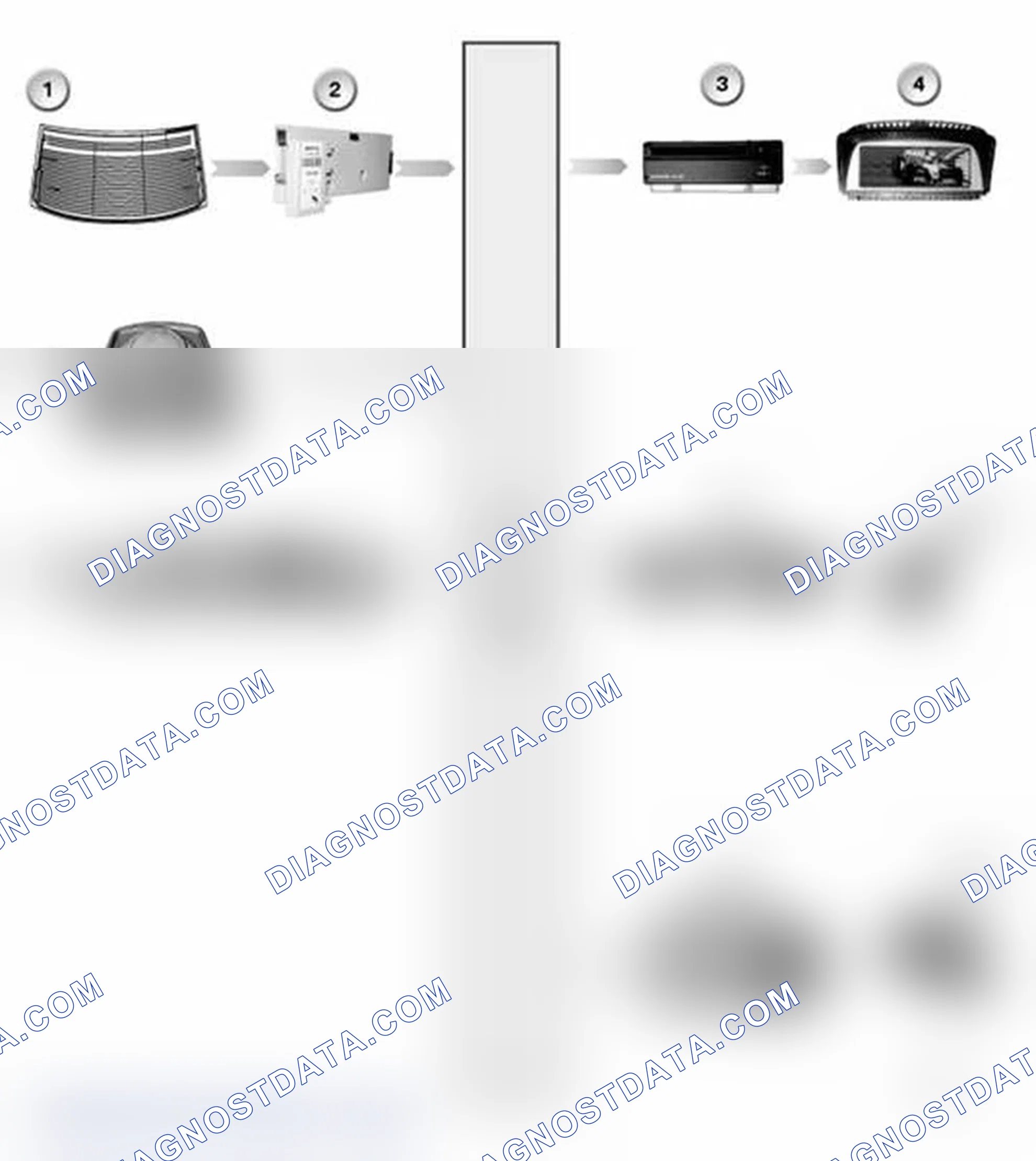 Scheme 37: E65, E66 - System Overview Of TV In Front With Navigation System