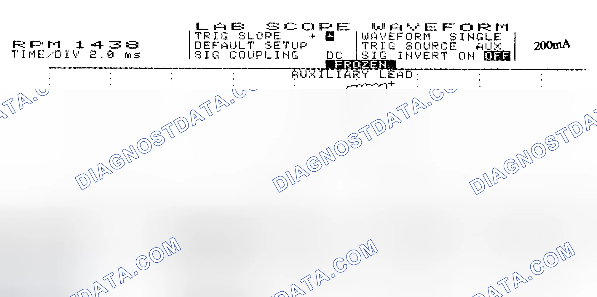 Scheme 15: Single Injector w/Normal Current Flow - Current Pattern