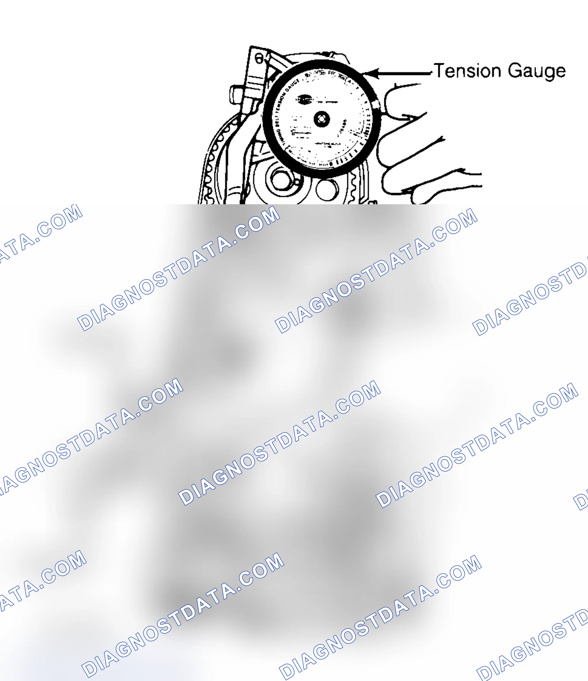 Scheme 28: Adjusting Typical Timing Belt Tension
