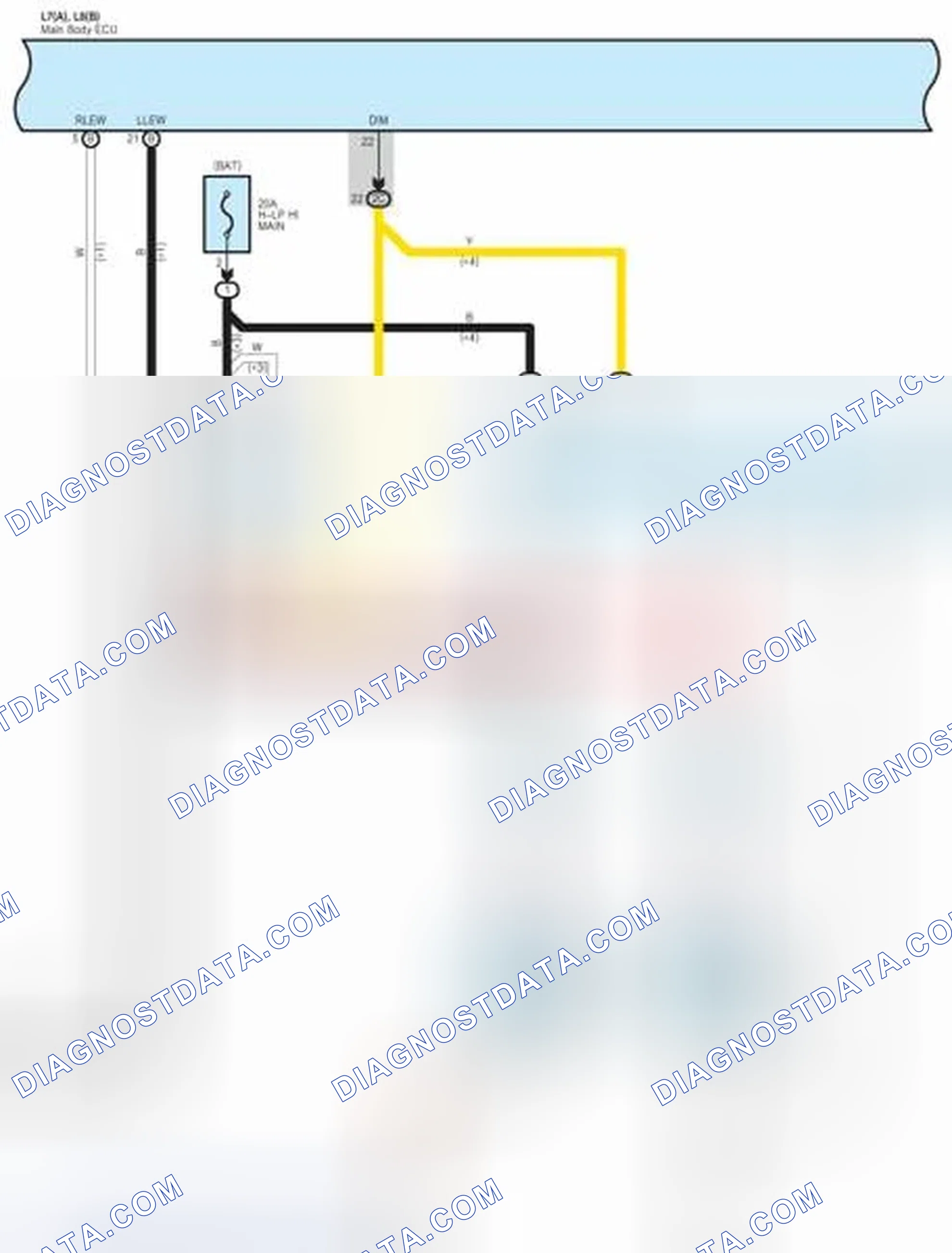 Scheme 327: Headlight System Wiring Diagram (3 Of 7)