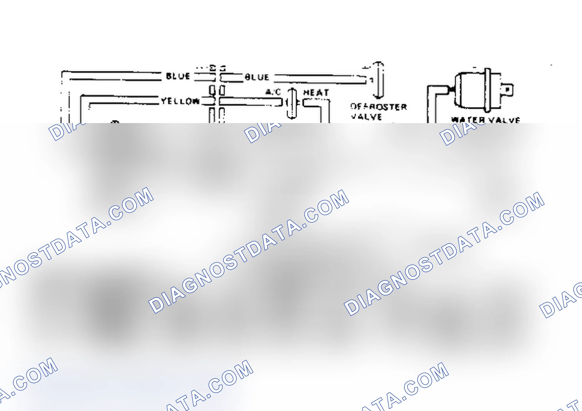 Scheme 12: "A" & "X" Body A/C Vacuum Diagram