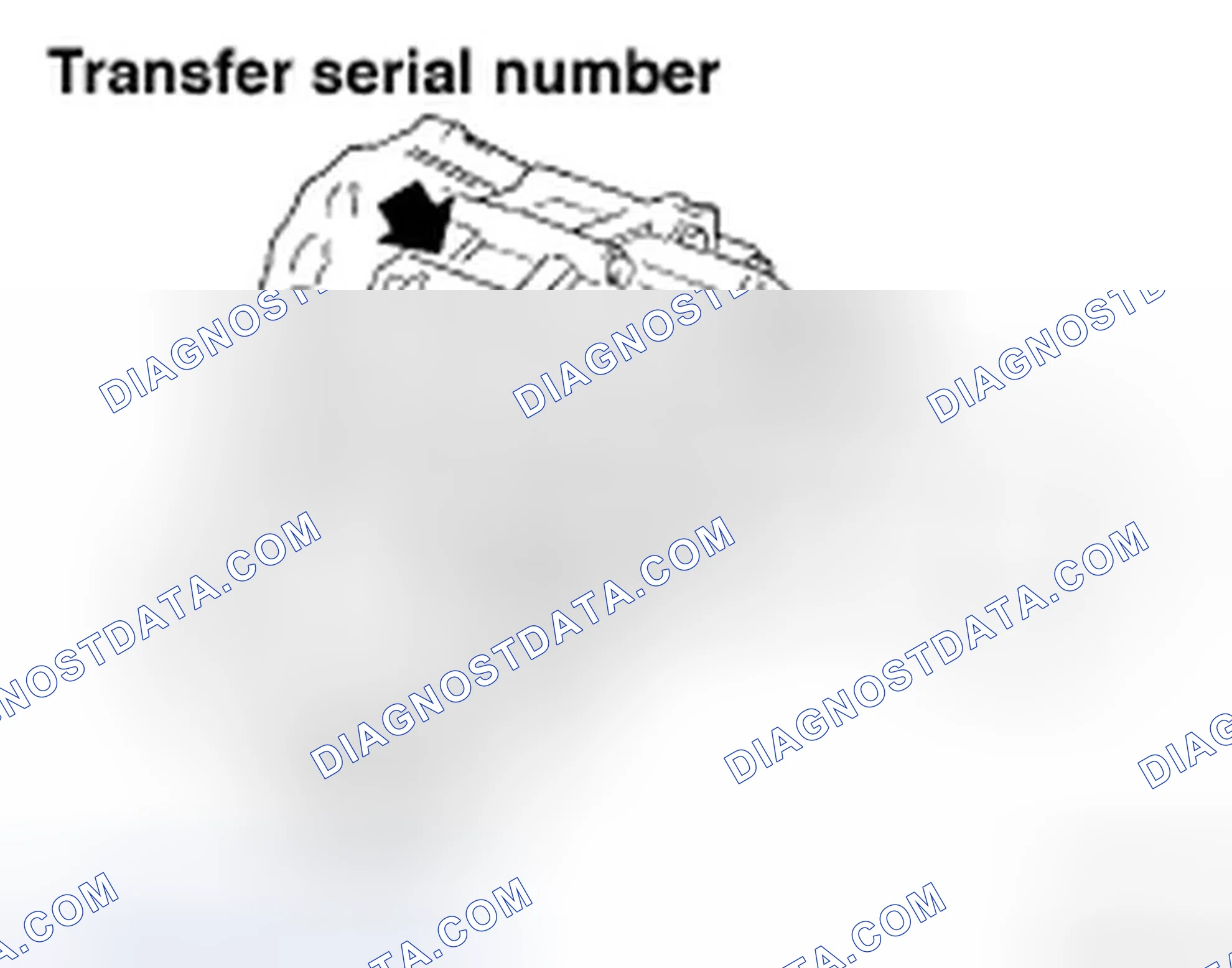 Scheme 7: TRANSFER SERIAL NUMBER