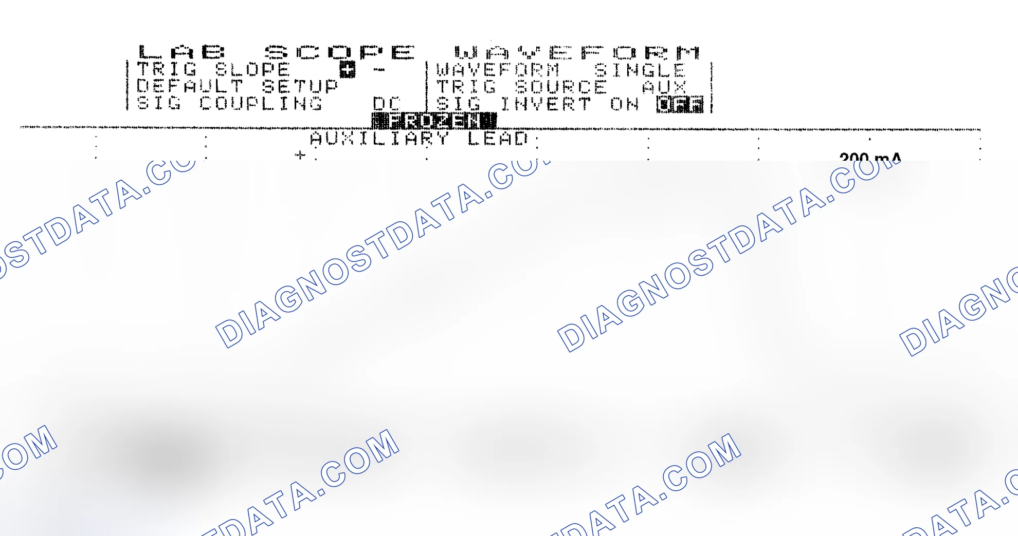 Scheme 13: Single Injector w/Normal Current Flow - Current Pattern
