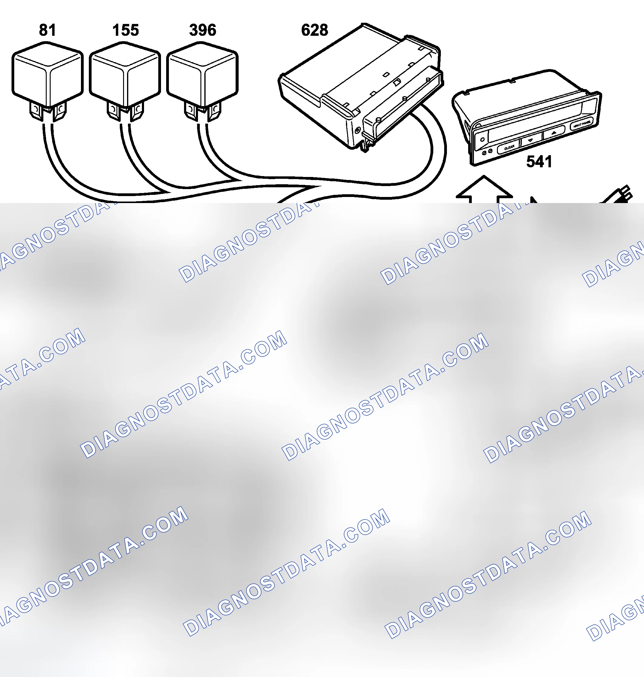 Scheme 28: System Overview, Radiator Fan System (Cars With A/C)