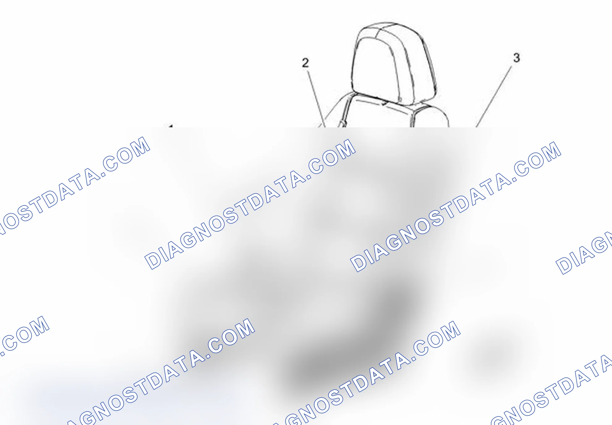 Scheme 52: Driver Seat Components (Manual)