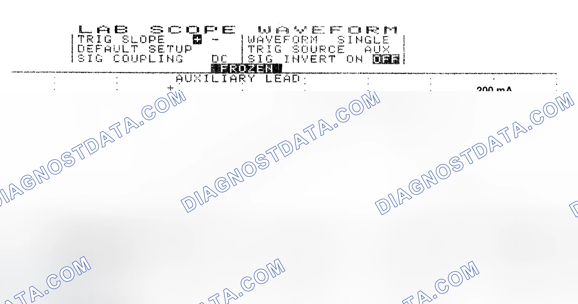 Scheme 13: Single Injector w/Normal Current Flow - Current Pattern