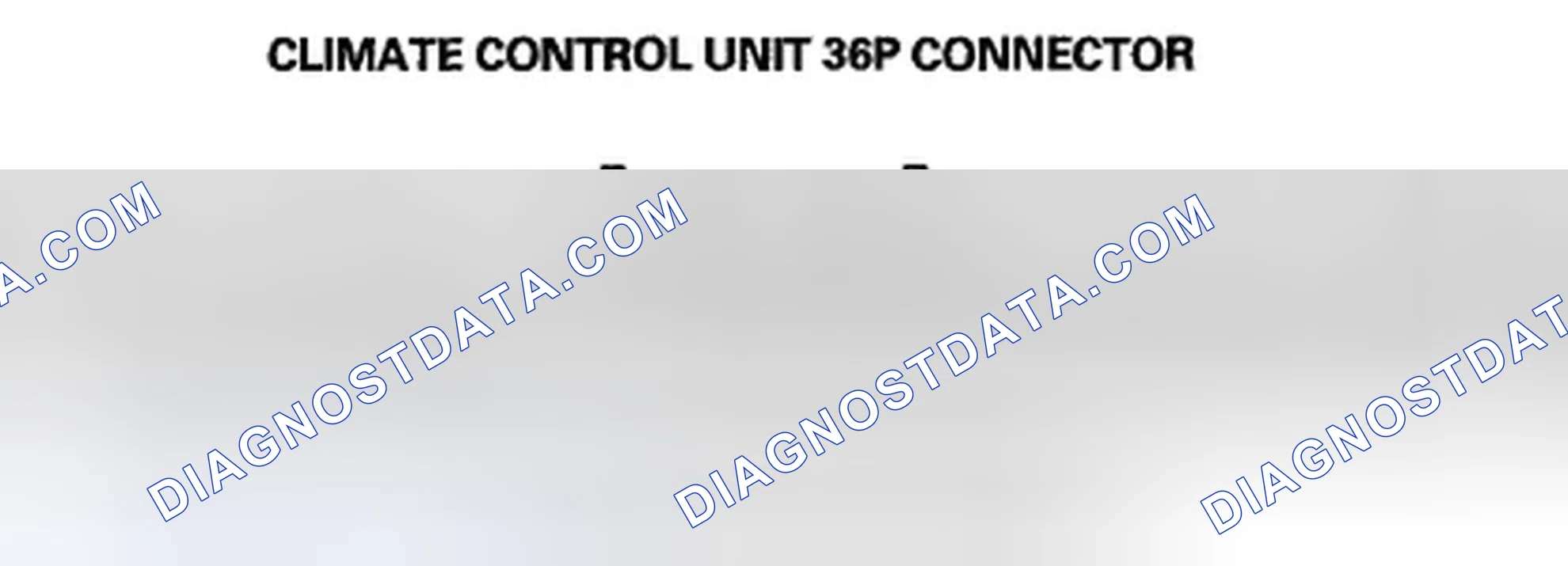 Scheme 147: Climate Control Unit Inputs and Outputs