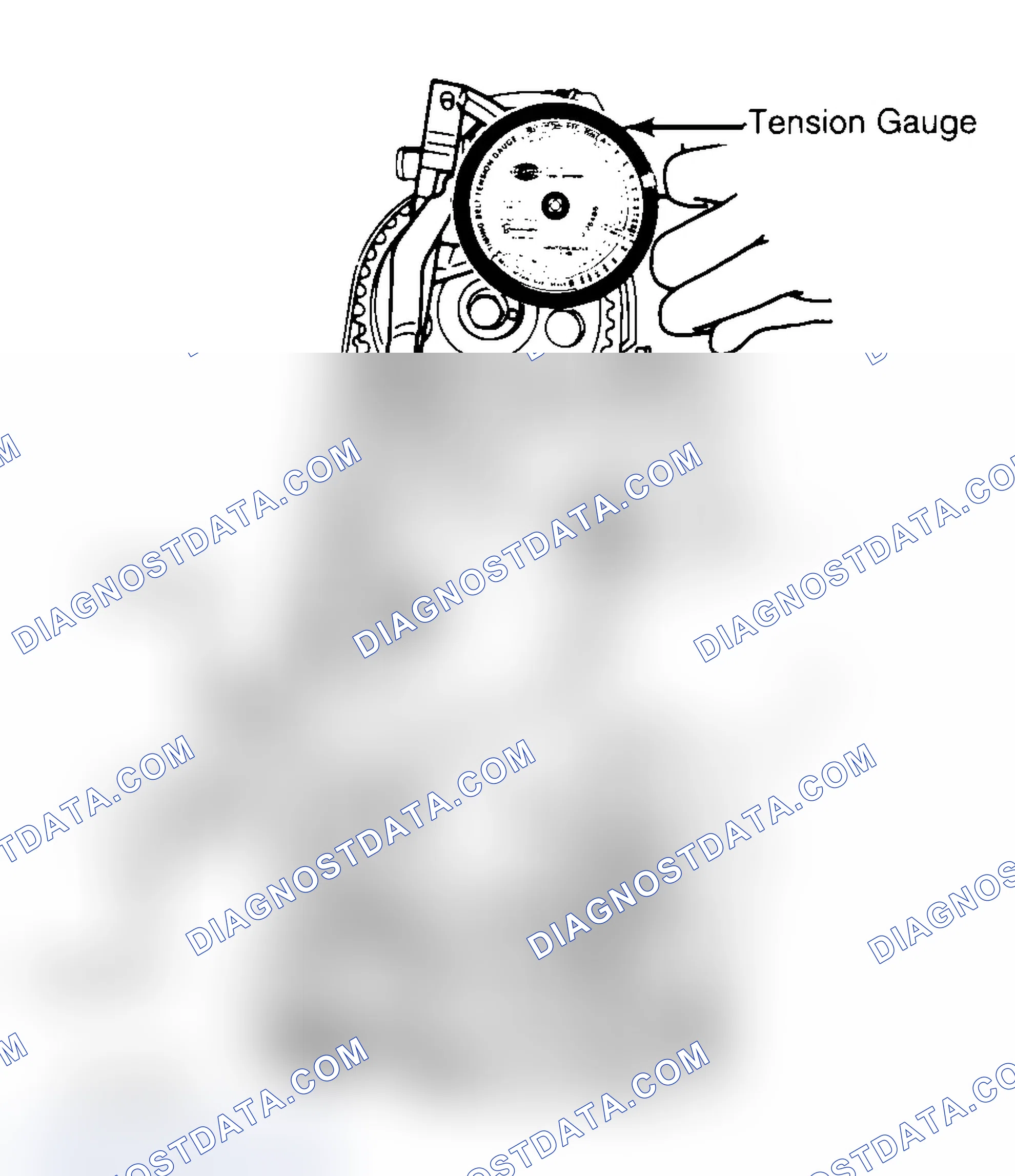 Scheme 28: Adjusting Typical Timing Belt Tension